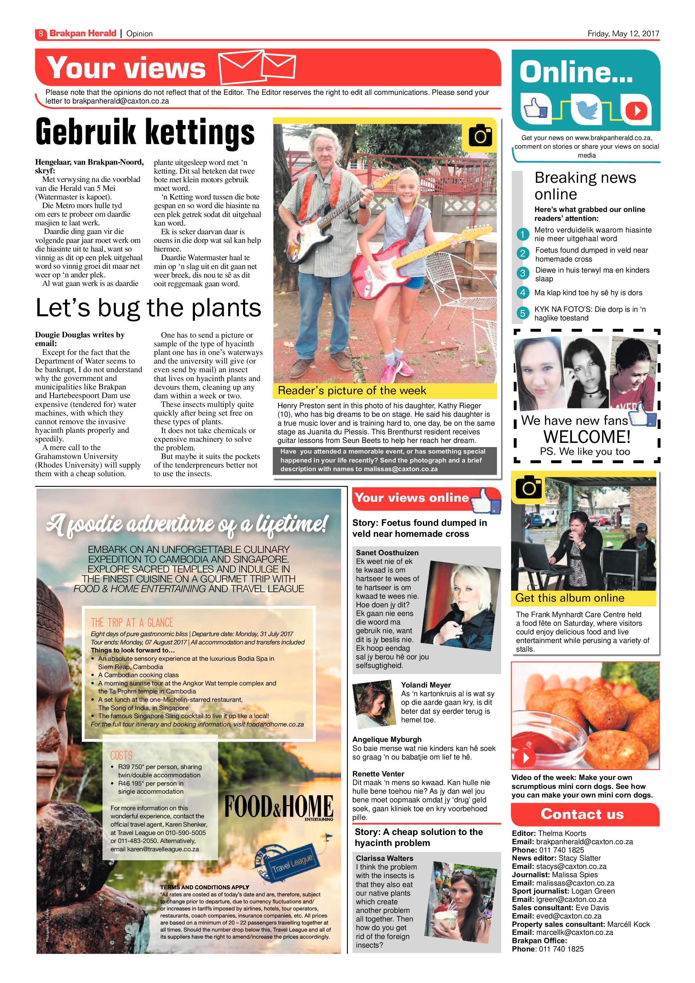 Brakpan Herald 12 May 2017 page 8