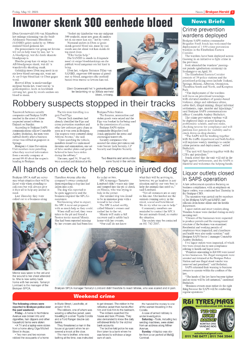Brakpan Herald 12 May 2022 page 3