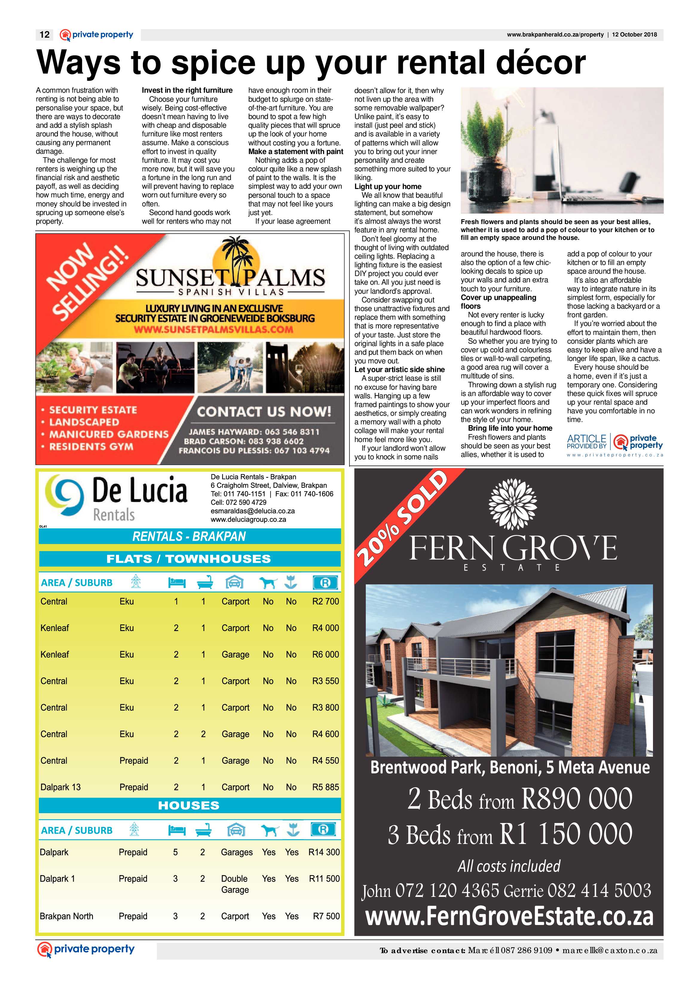 Brakpan Herald 12 October 2018 page 12