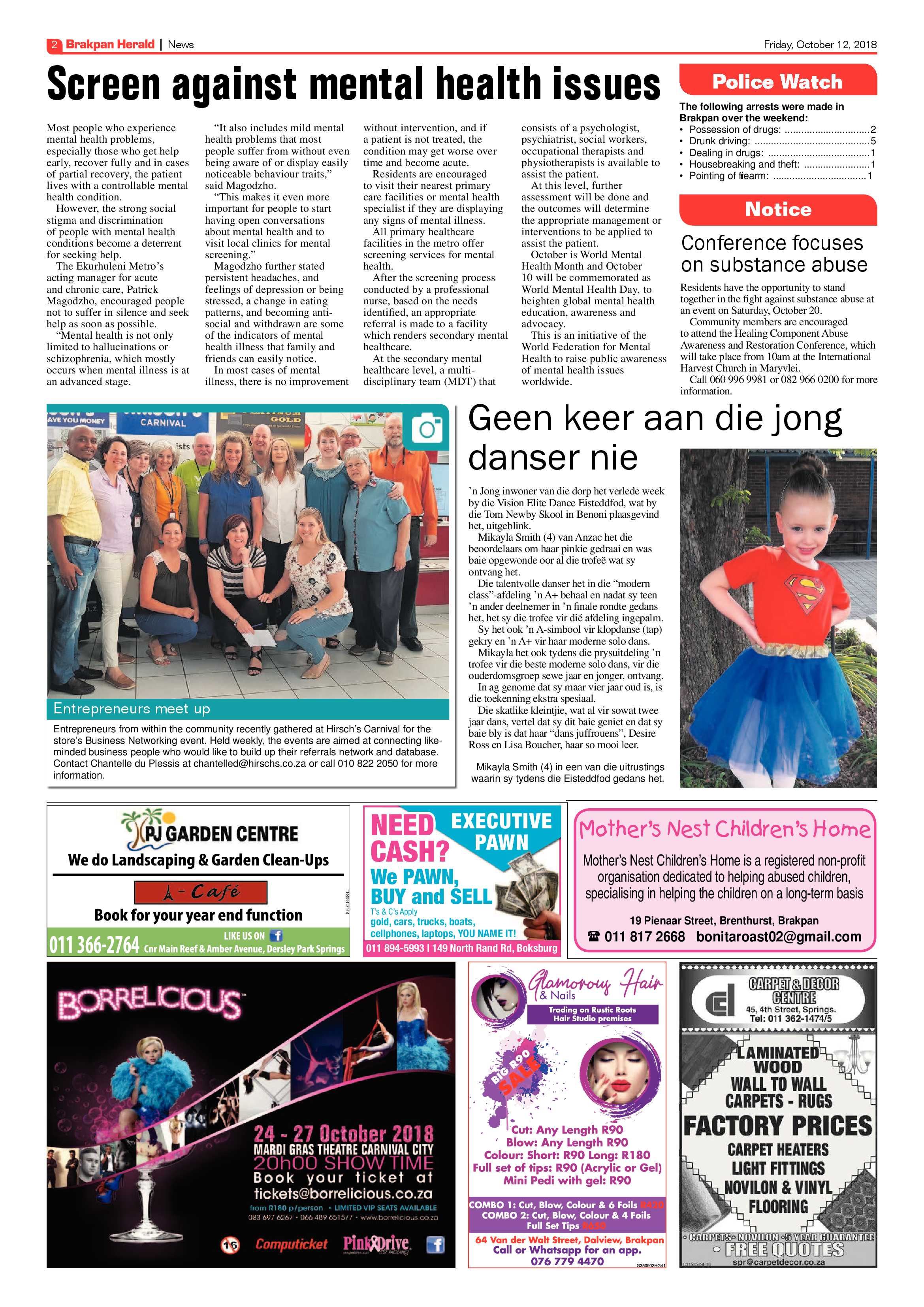 Brakpan Herald 12 October 2018 page 2