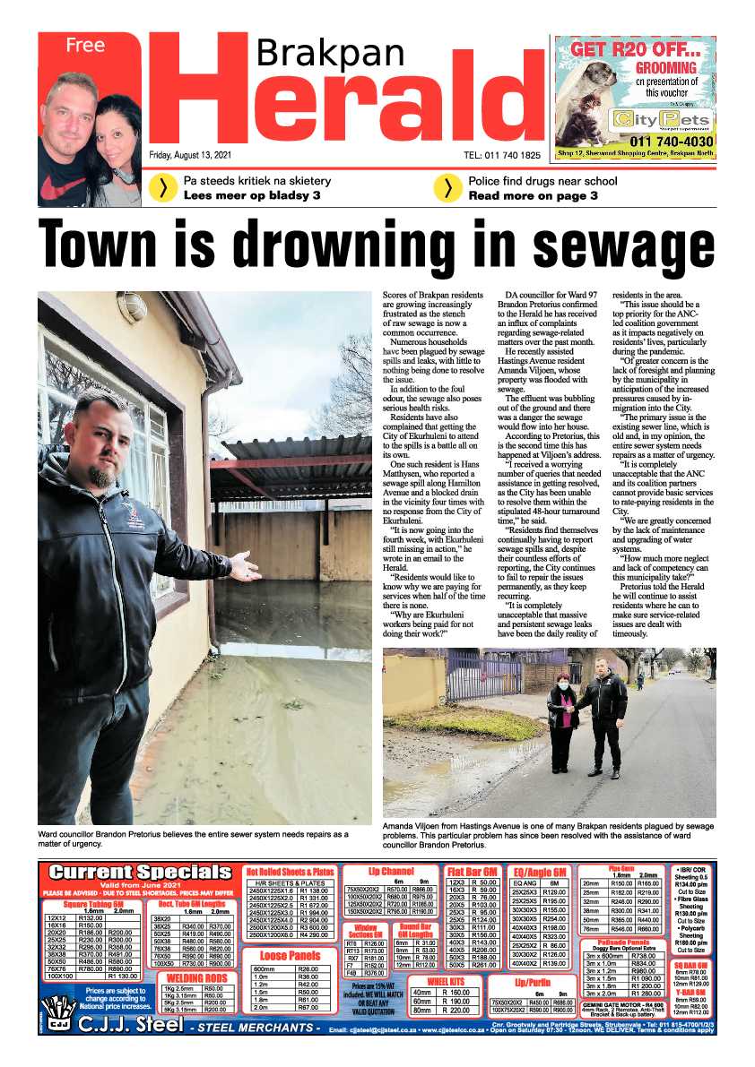 Brakpan Herald 13 August 2021 page 2
