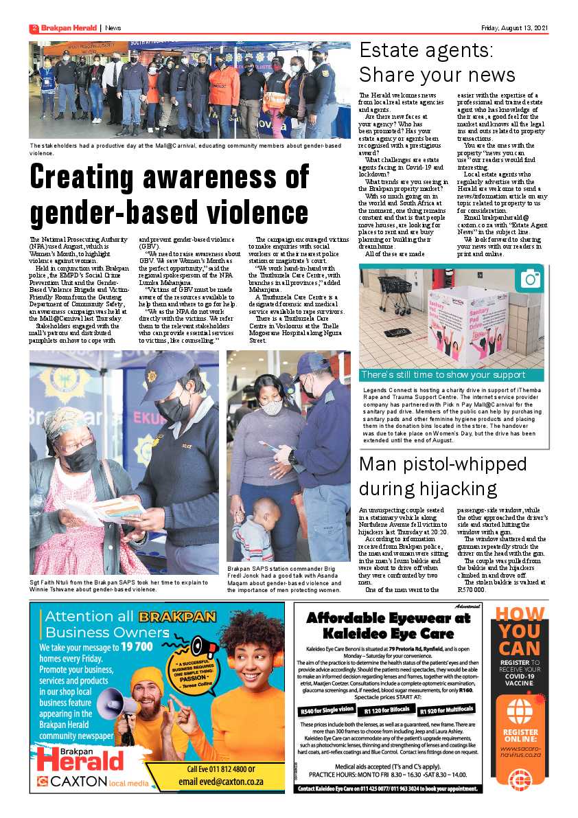 Brakpan Herald 13 August 2021 page 3
