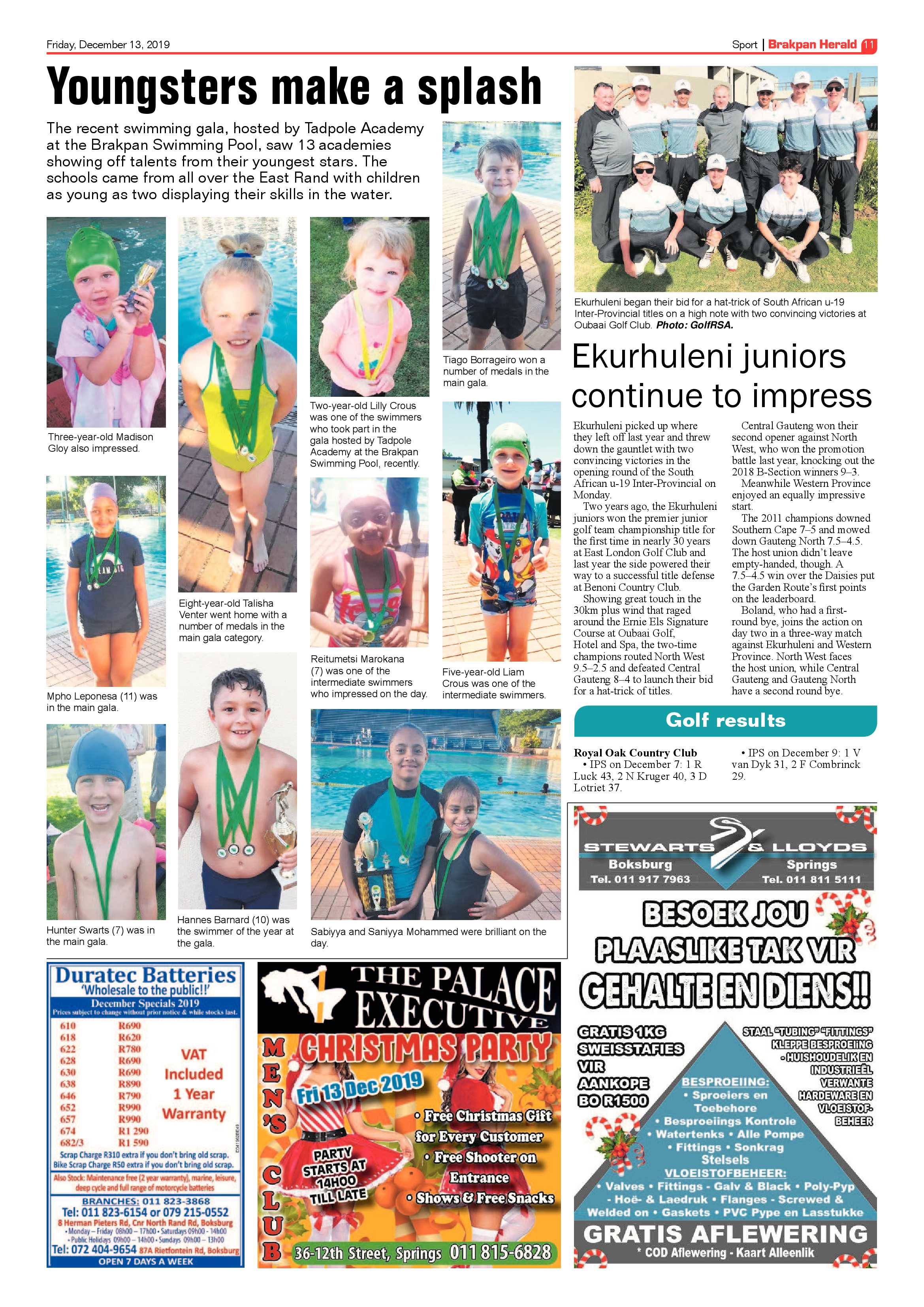 Brakpan Herald 13 December 2019 page 11