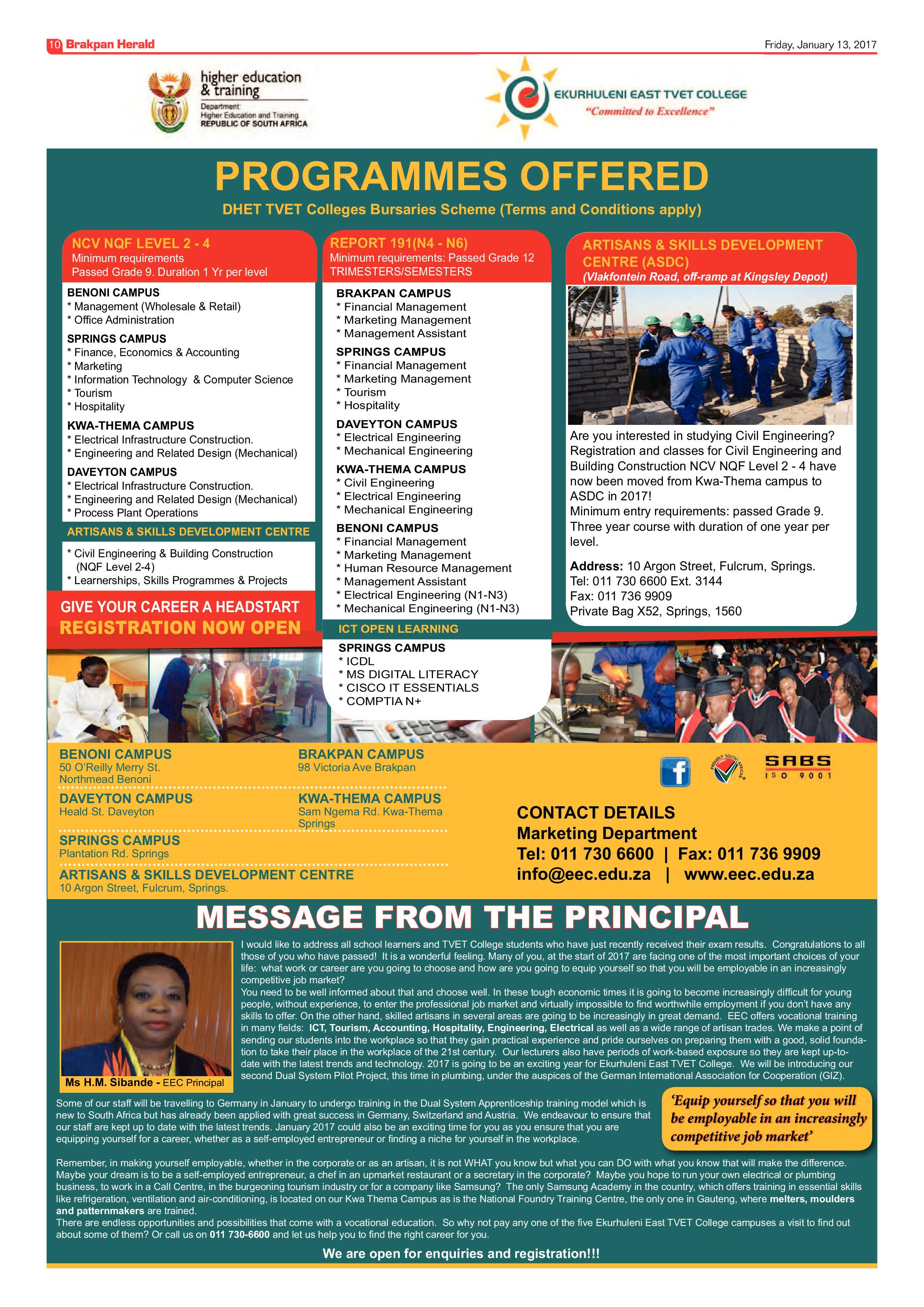 Brakpan Herald 13 January 2016 page 10