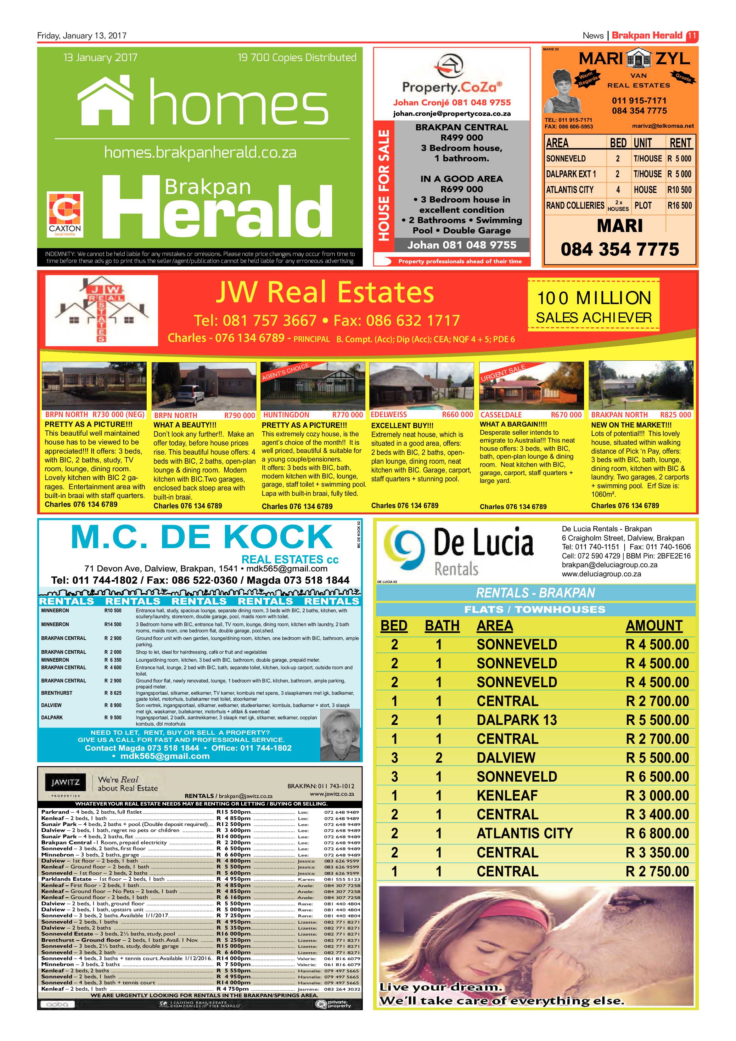 Brakpan Herald 13 January 2016 page 11