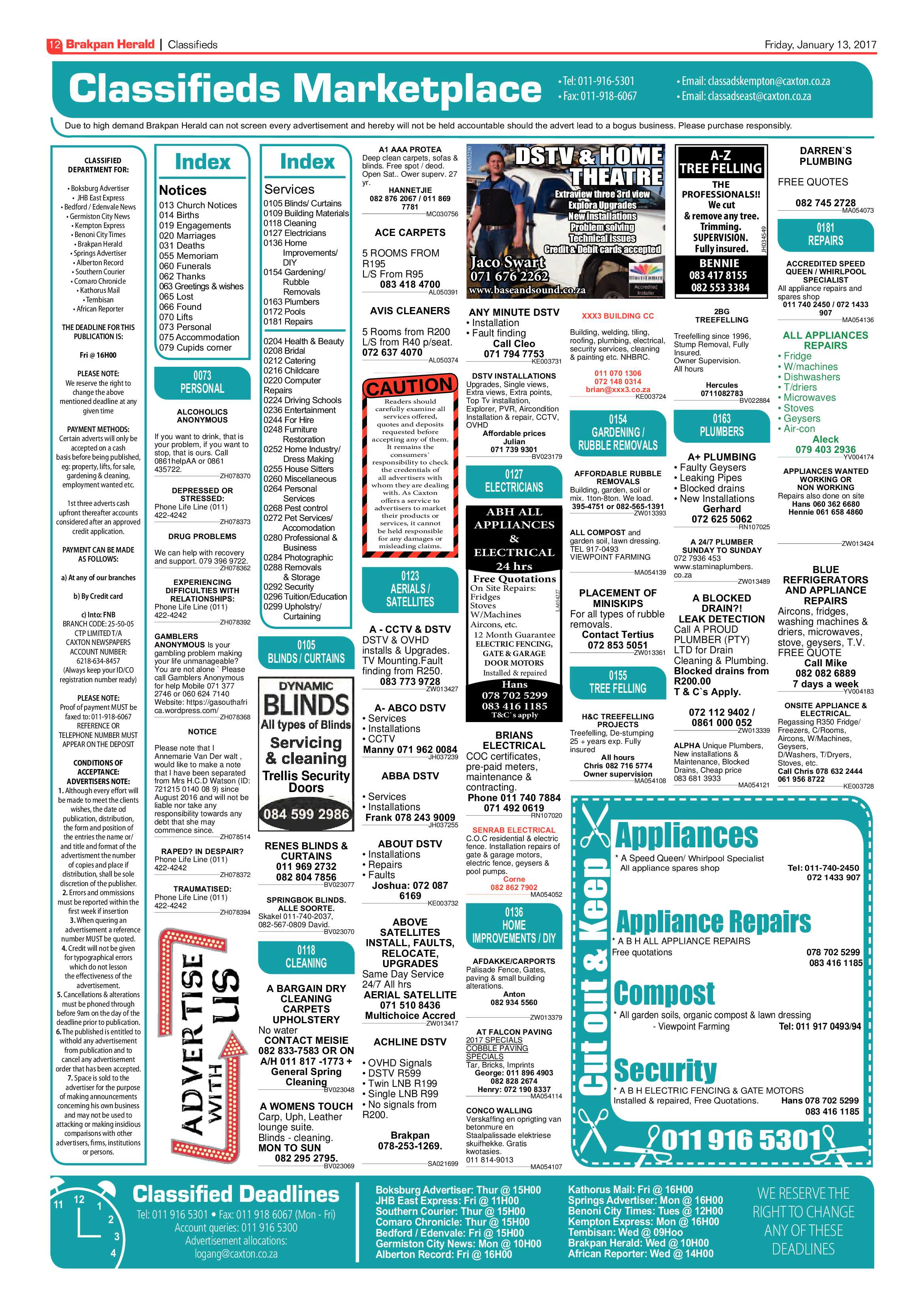 Brakpan Herald 13 January 2016 page 12