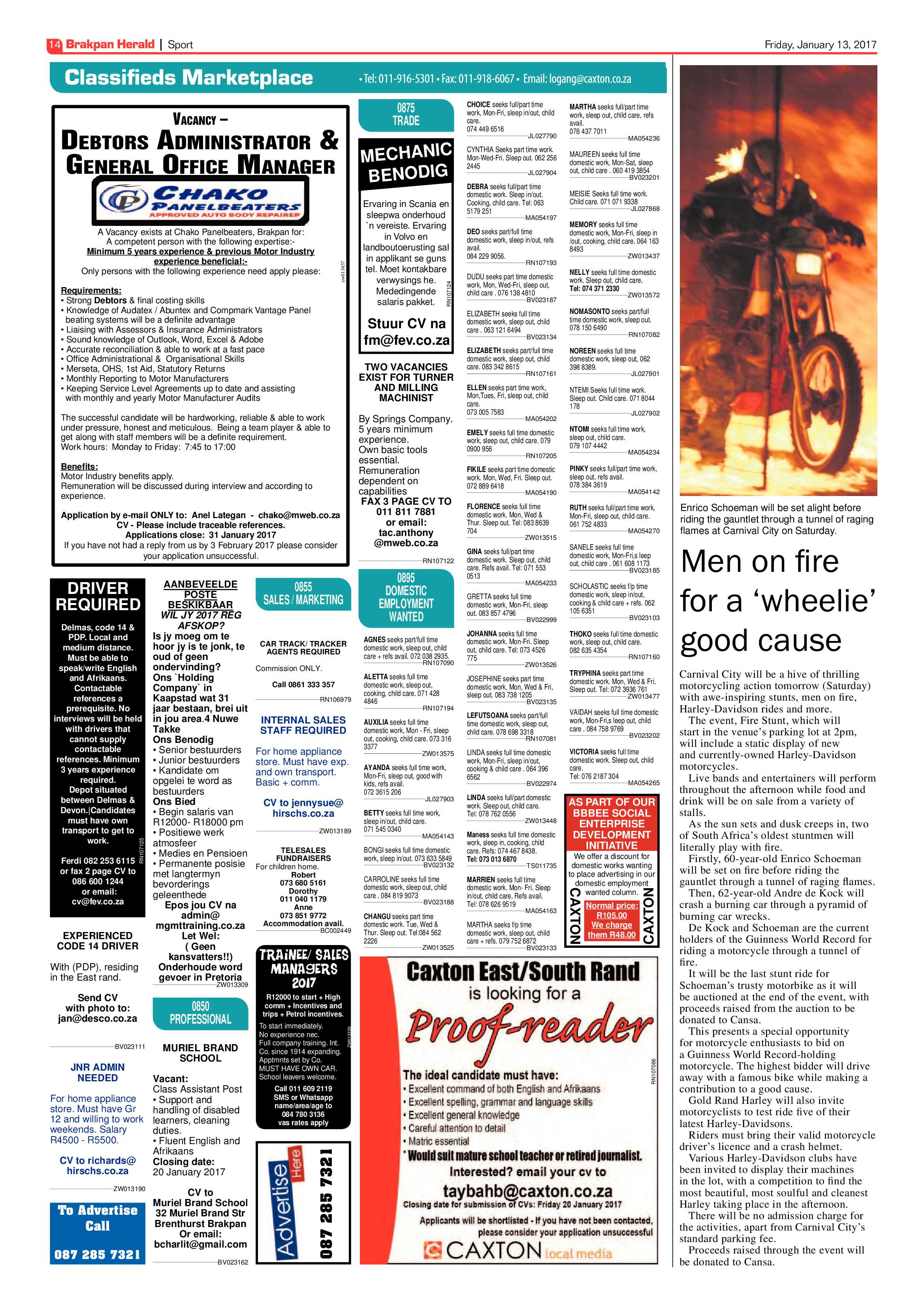 Brakpan Herald 13 January 2016 page 14