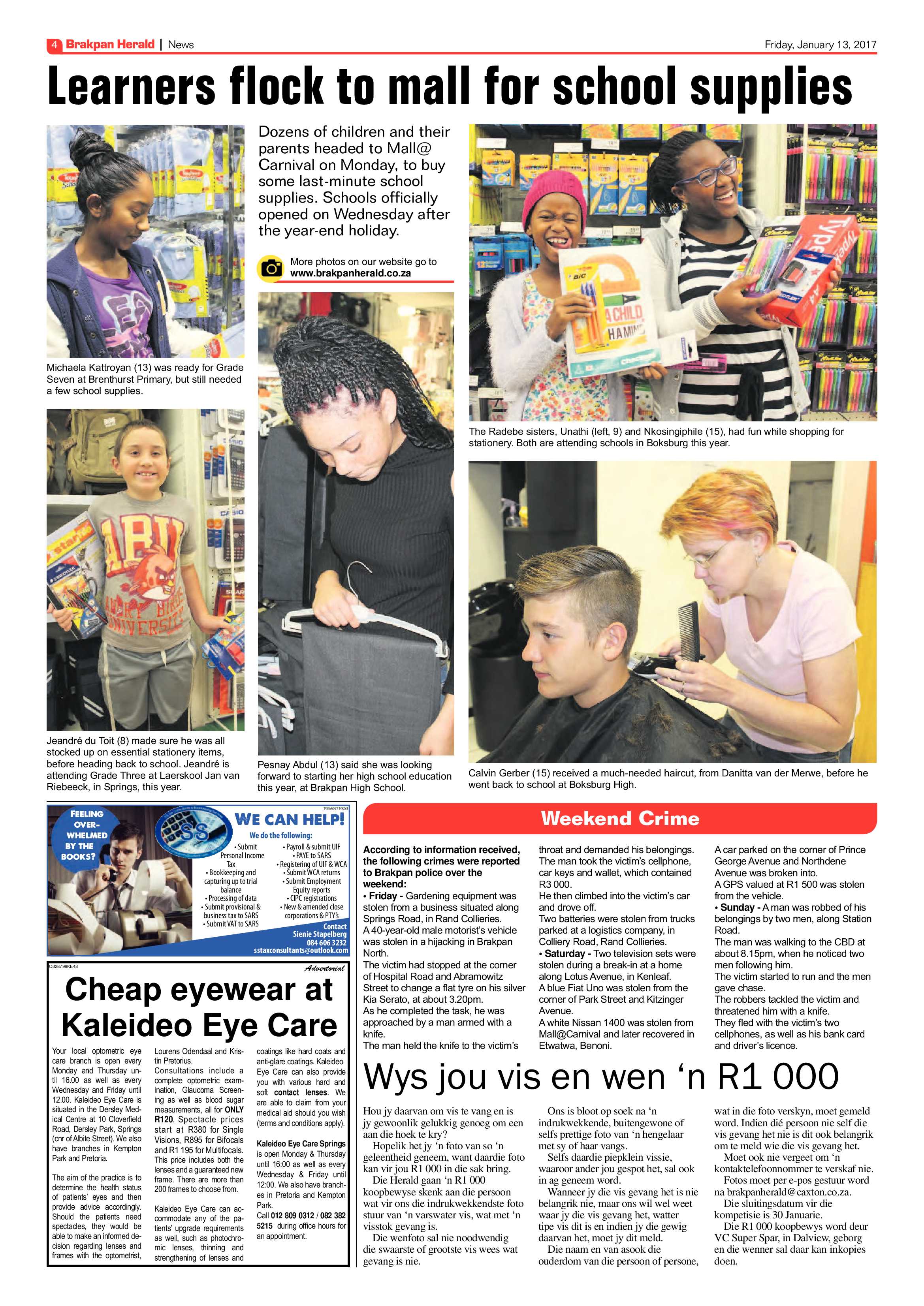 Brakpan Herald 13 January 2016 page 4