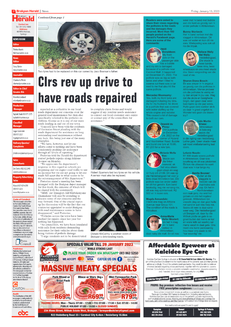 Brakpan Herald 13 January 2022 page 2