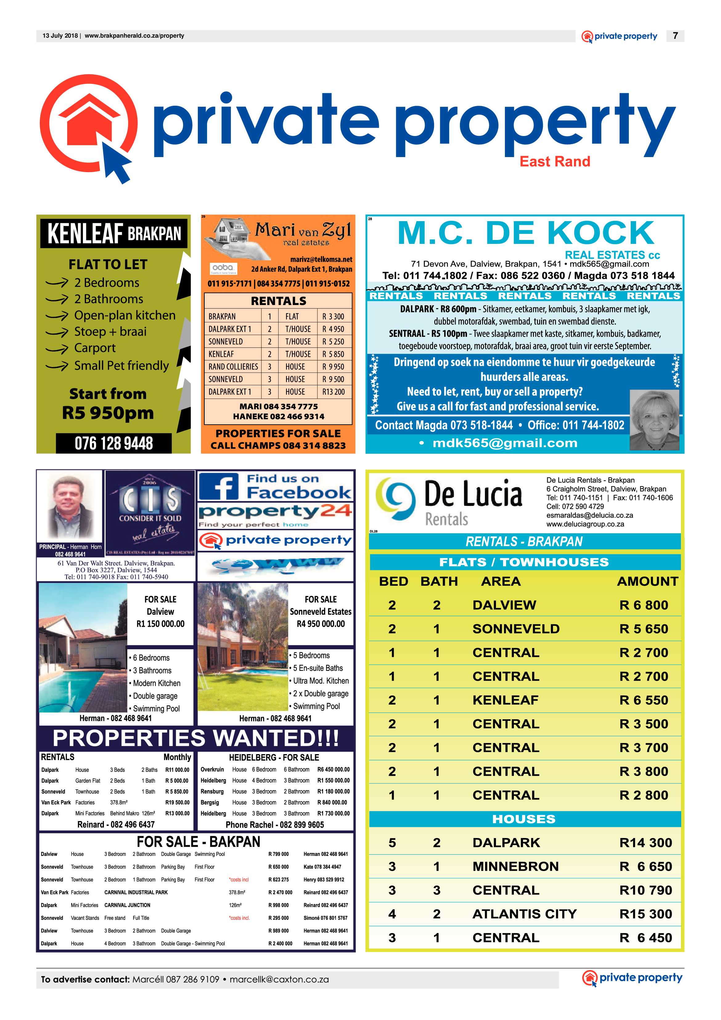 Brakpan Herald 13 July 2018 page 7