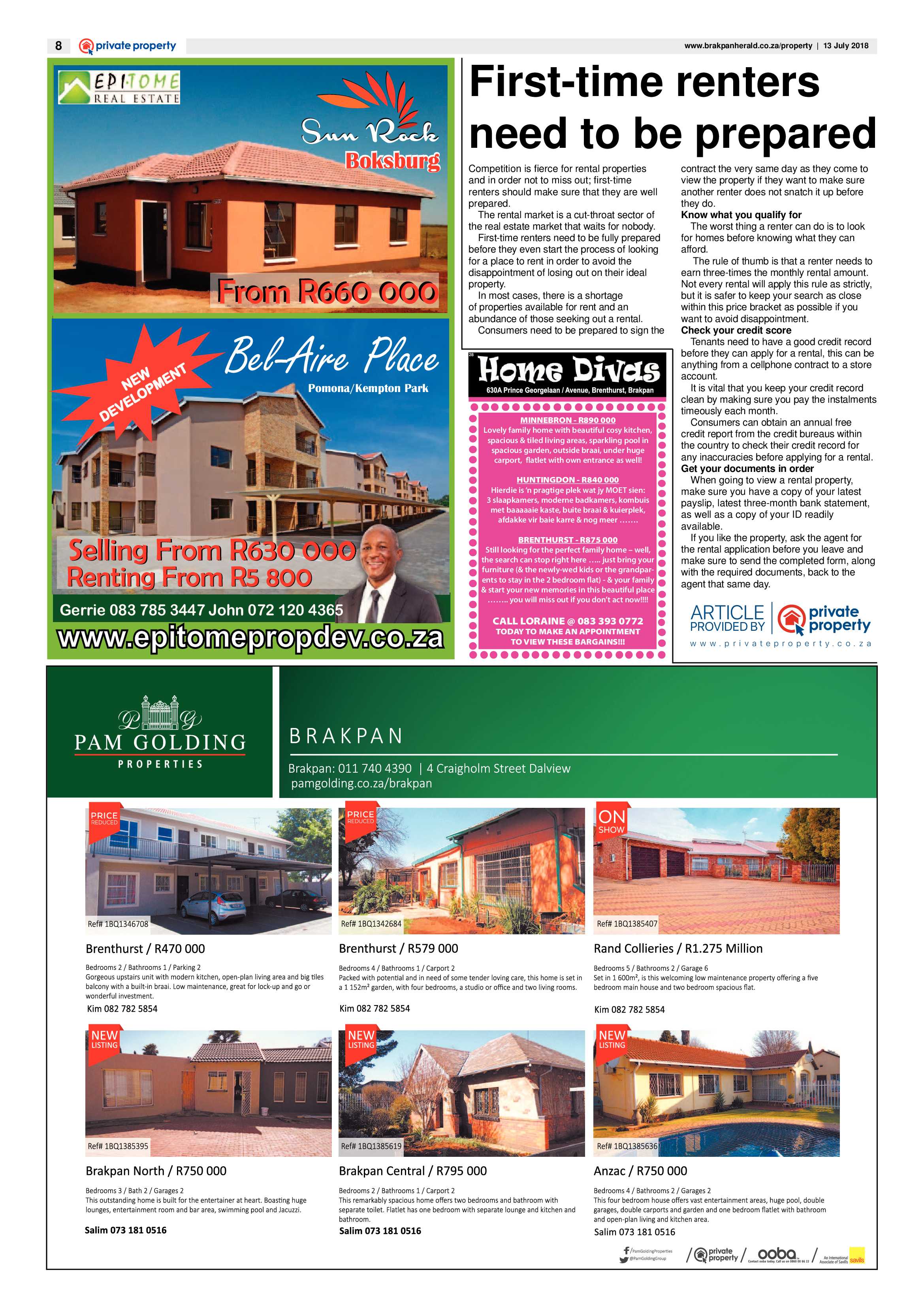 Brakpan Herald 13 July 2018 page 8