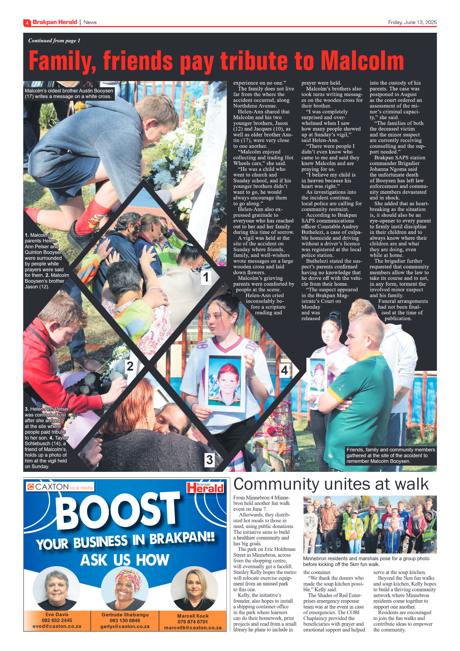 Brakpan Herald 13 June 2025 page 6
