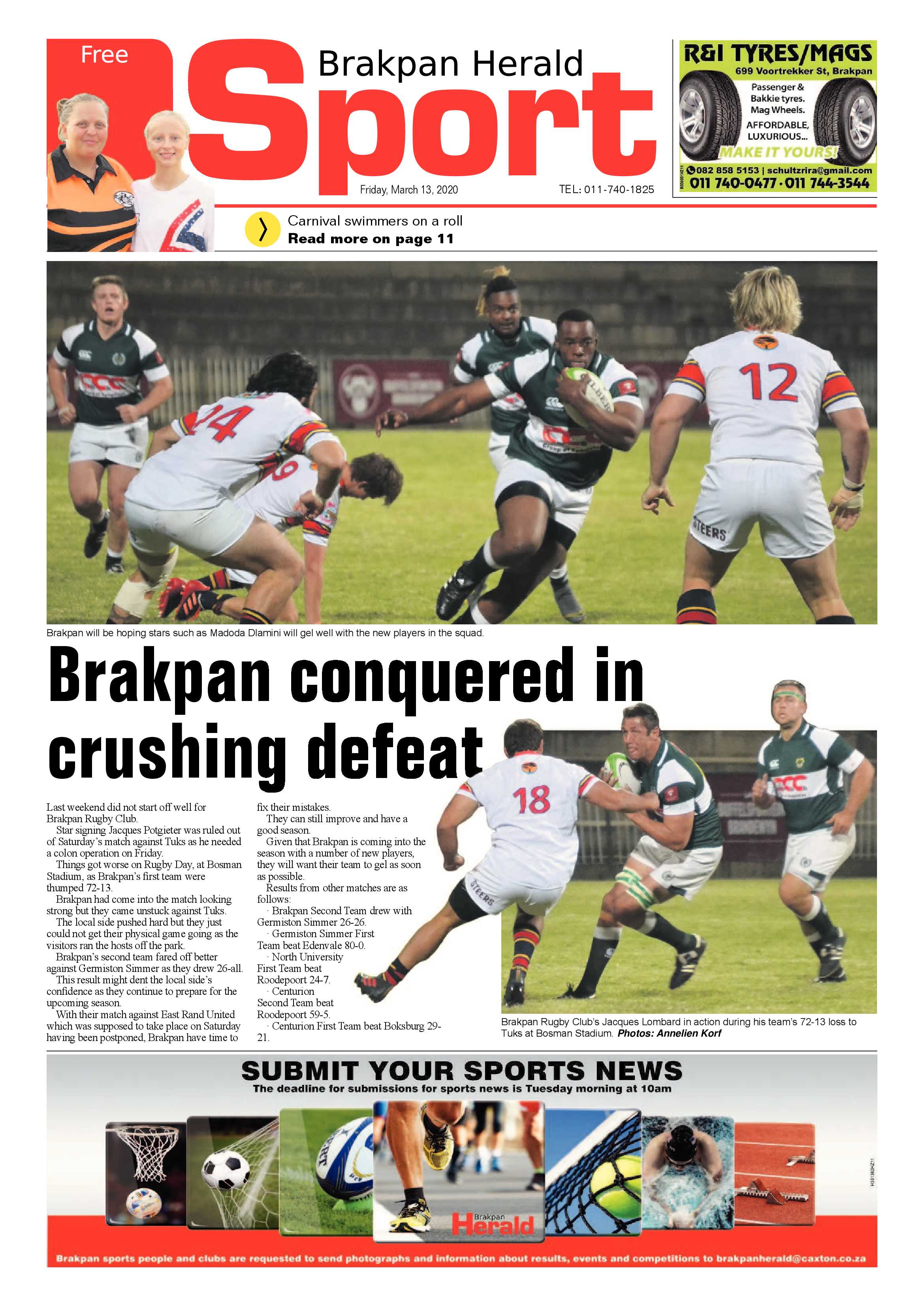 Brakpan Herald 13 March 2020 page 12