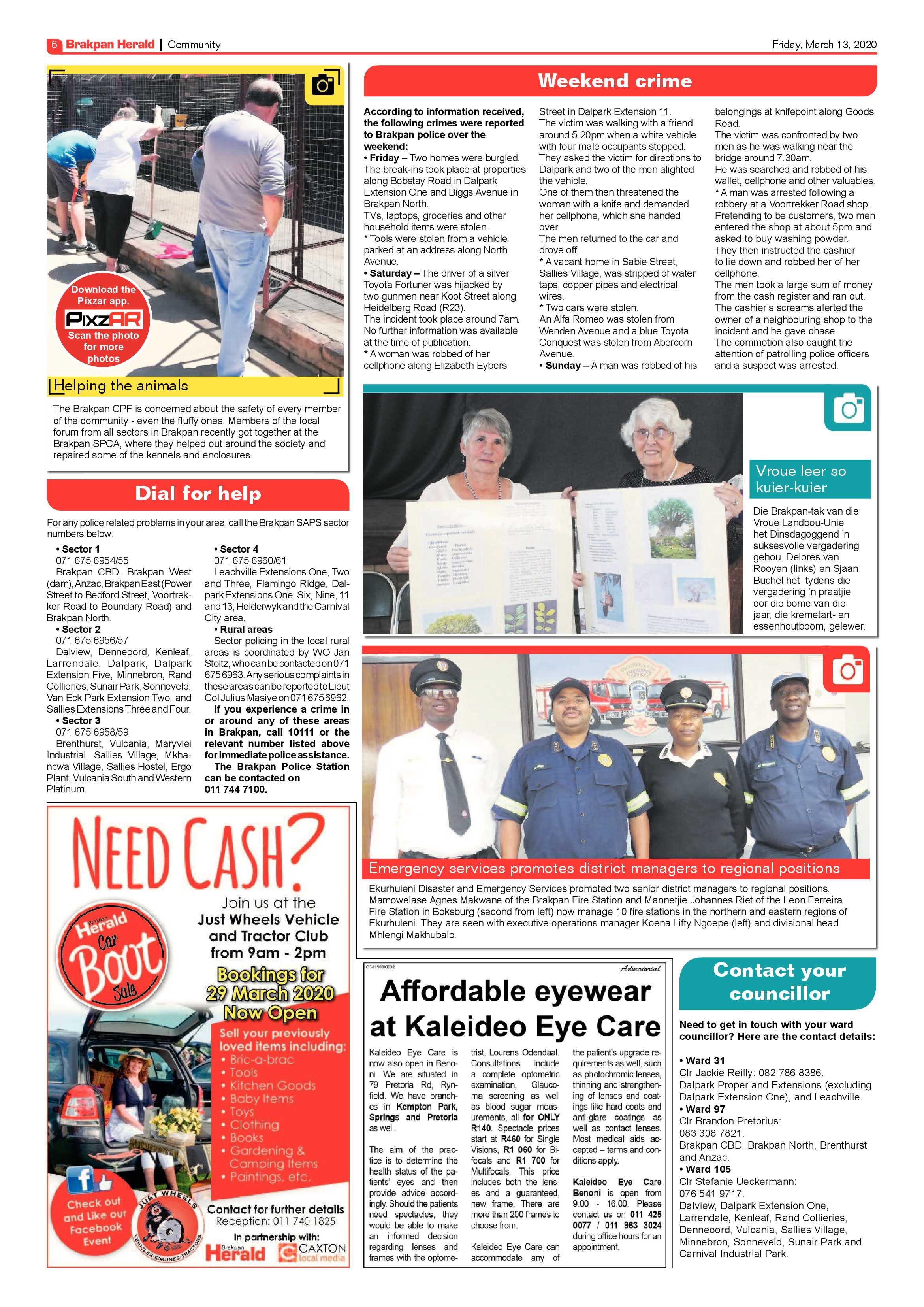 Brakpan Herald 13 March 2020 page 6