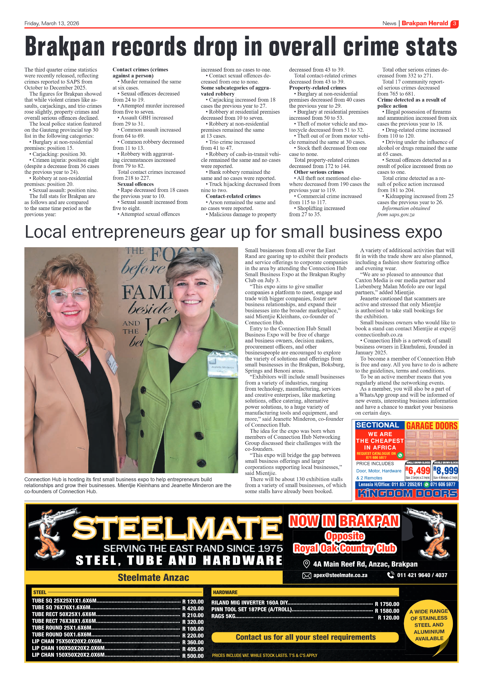 Brakpan Herald 13 March 2026 page 5