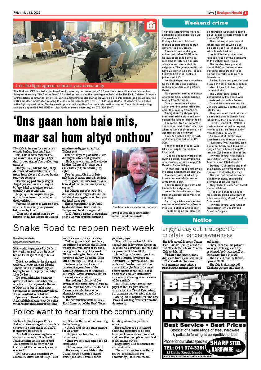 Brakpan Herald 13 May 2022 page 3