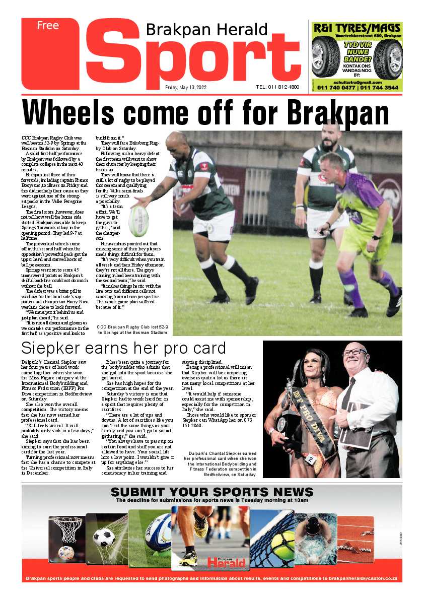Brakpan Herald 13 May 2022 page 8