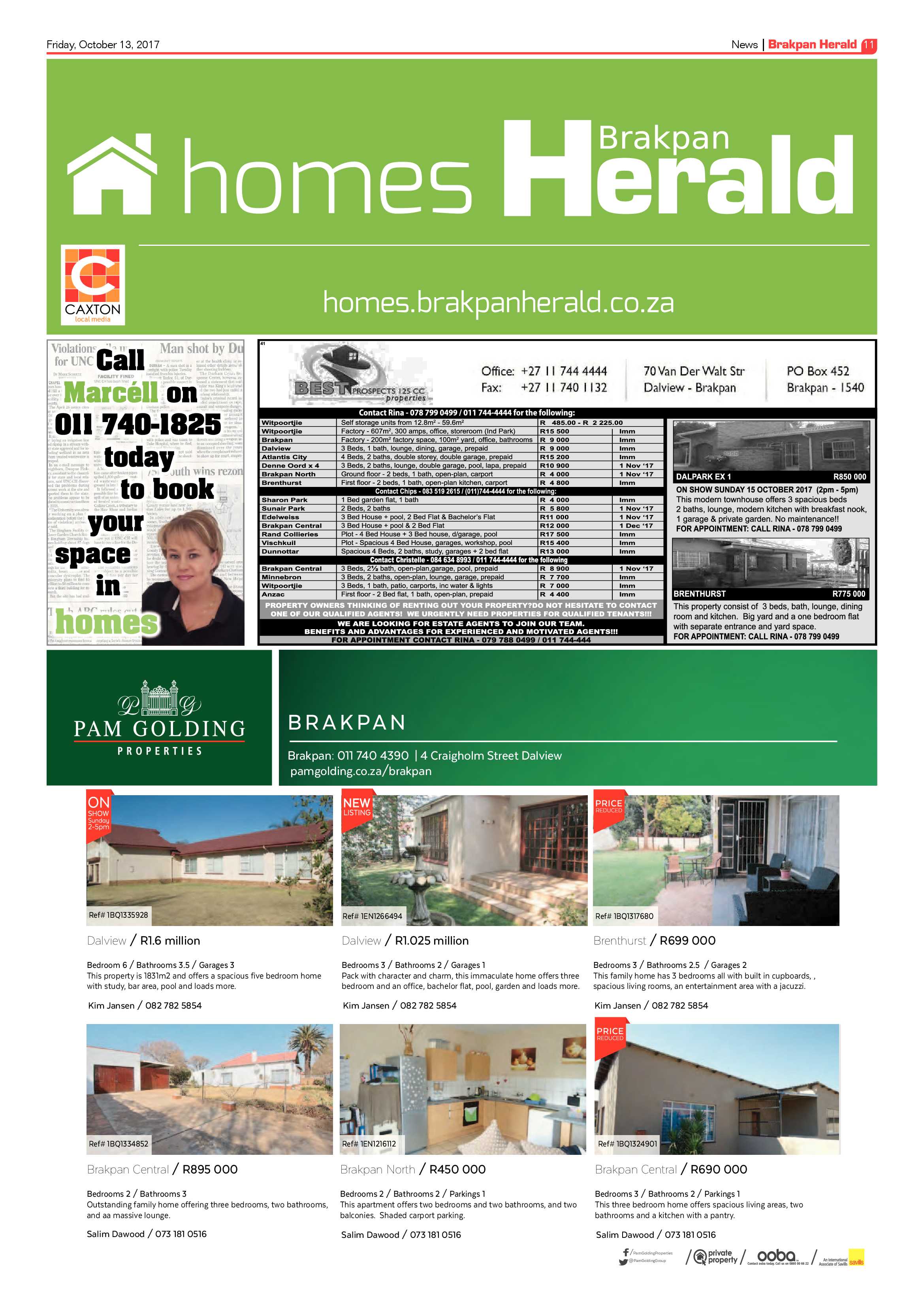 Brakpan Herald 13 October 2017 page 11