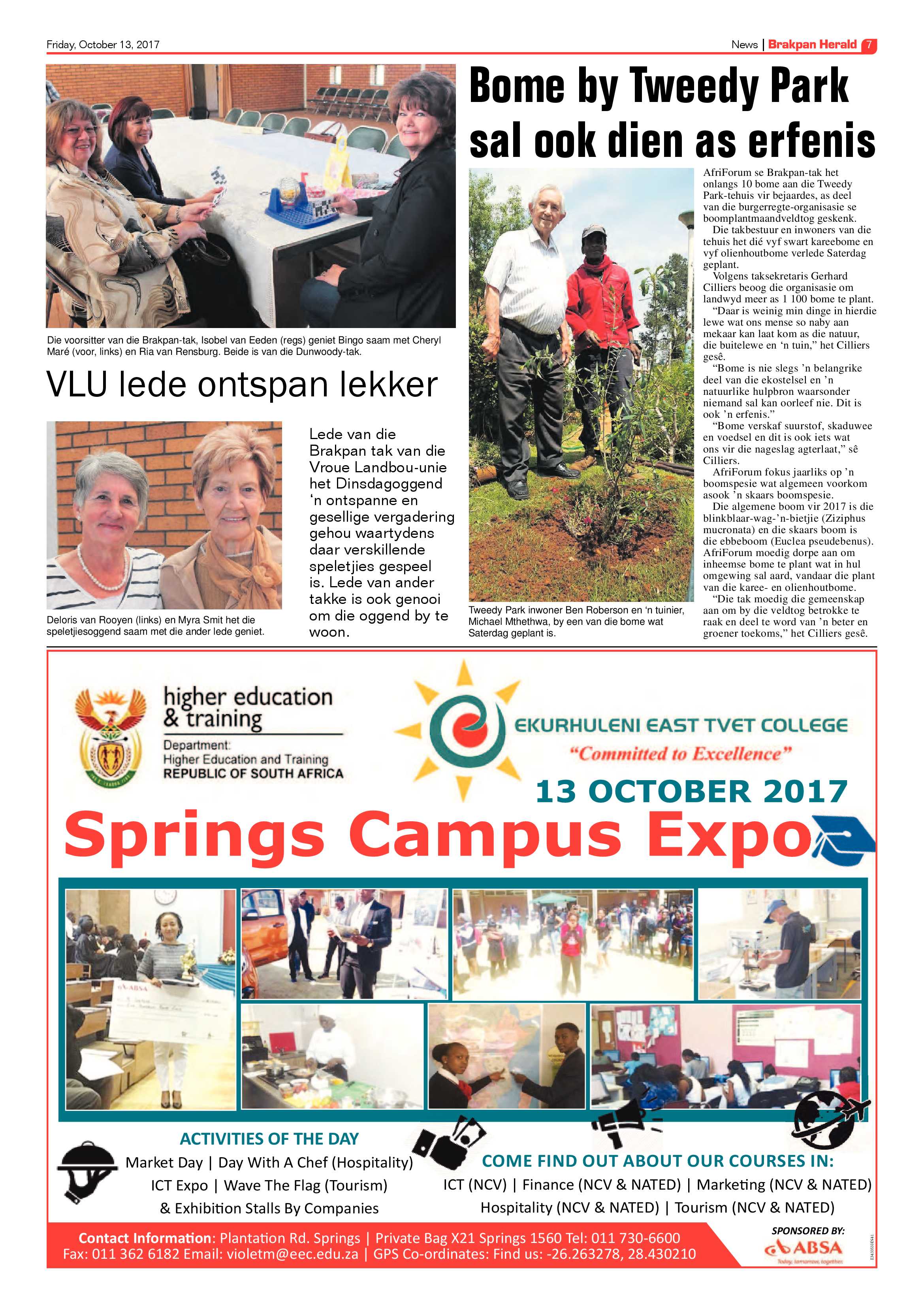 Brakpan Herald 13 October 2017 page 7