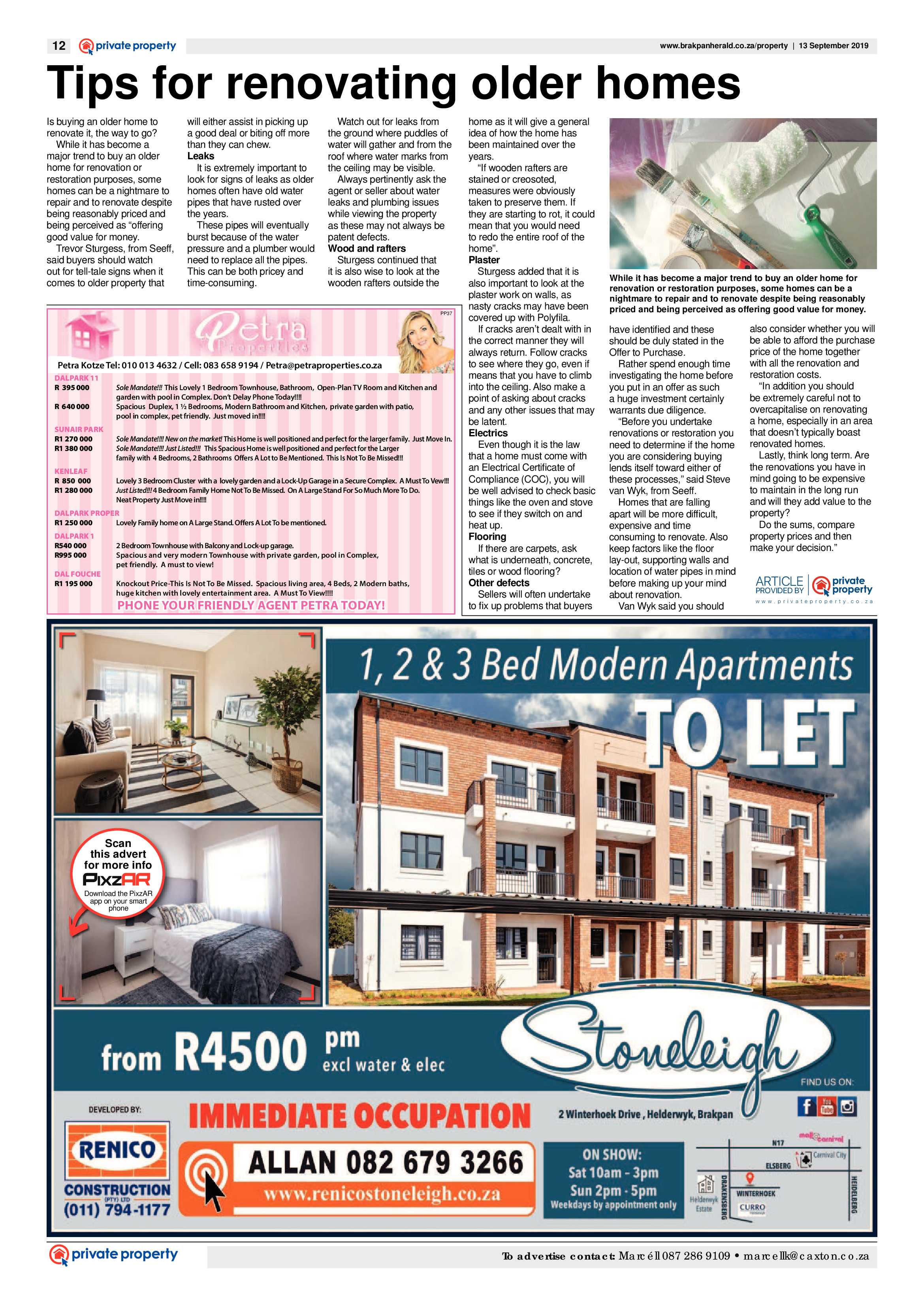 Brakpan Herald 13 September 2019 page 12