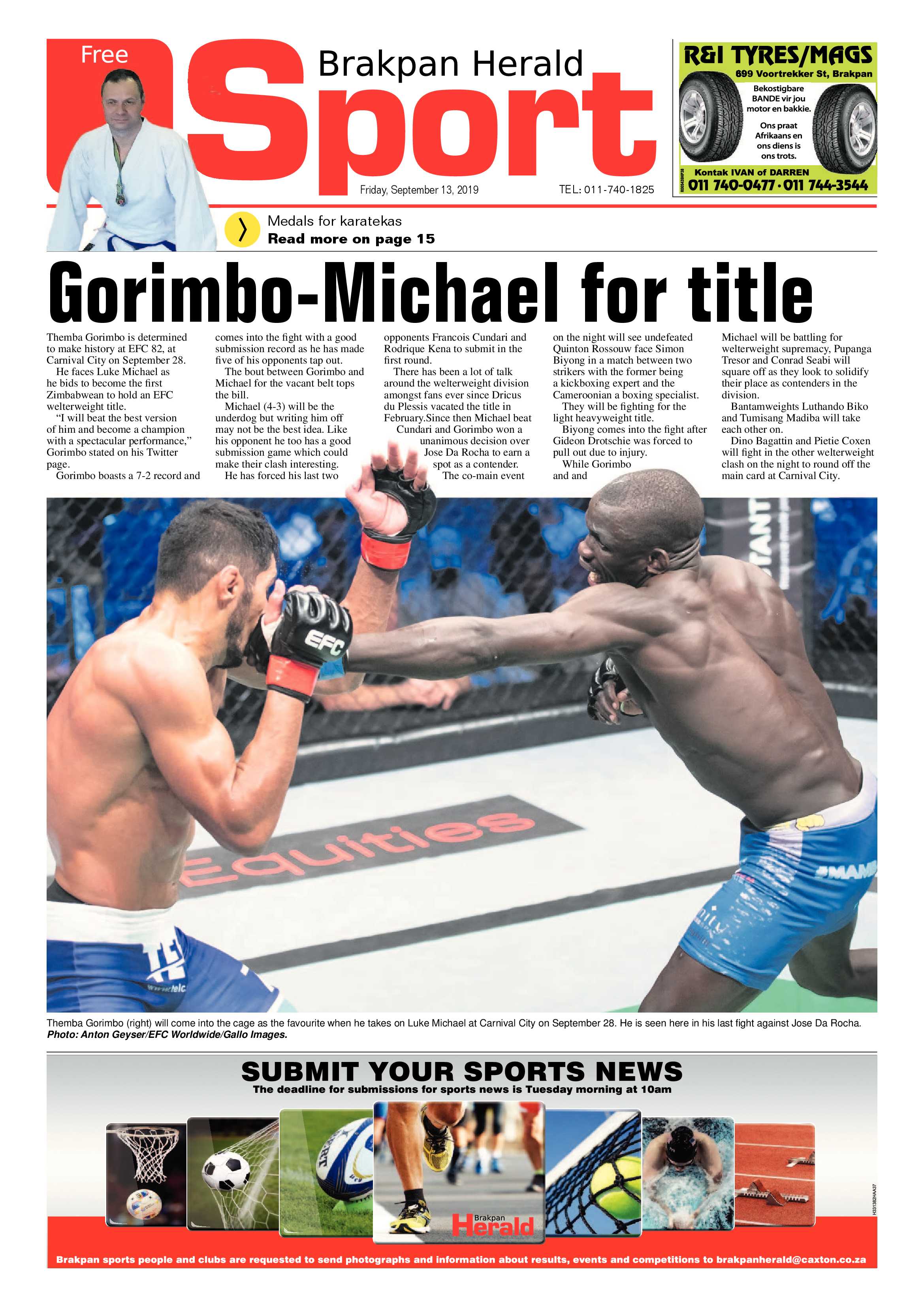 Brakpan Herald 13 September 2019 page 16