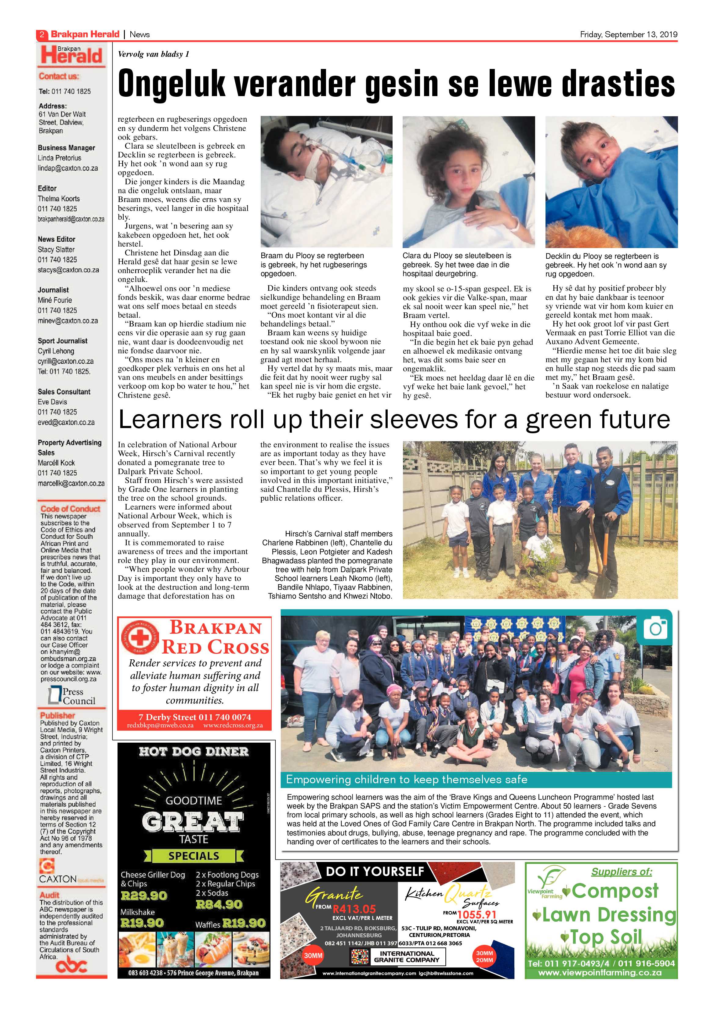 Brakpan Herald 13 September 2019 page 2