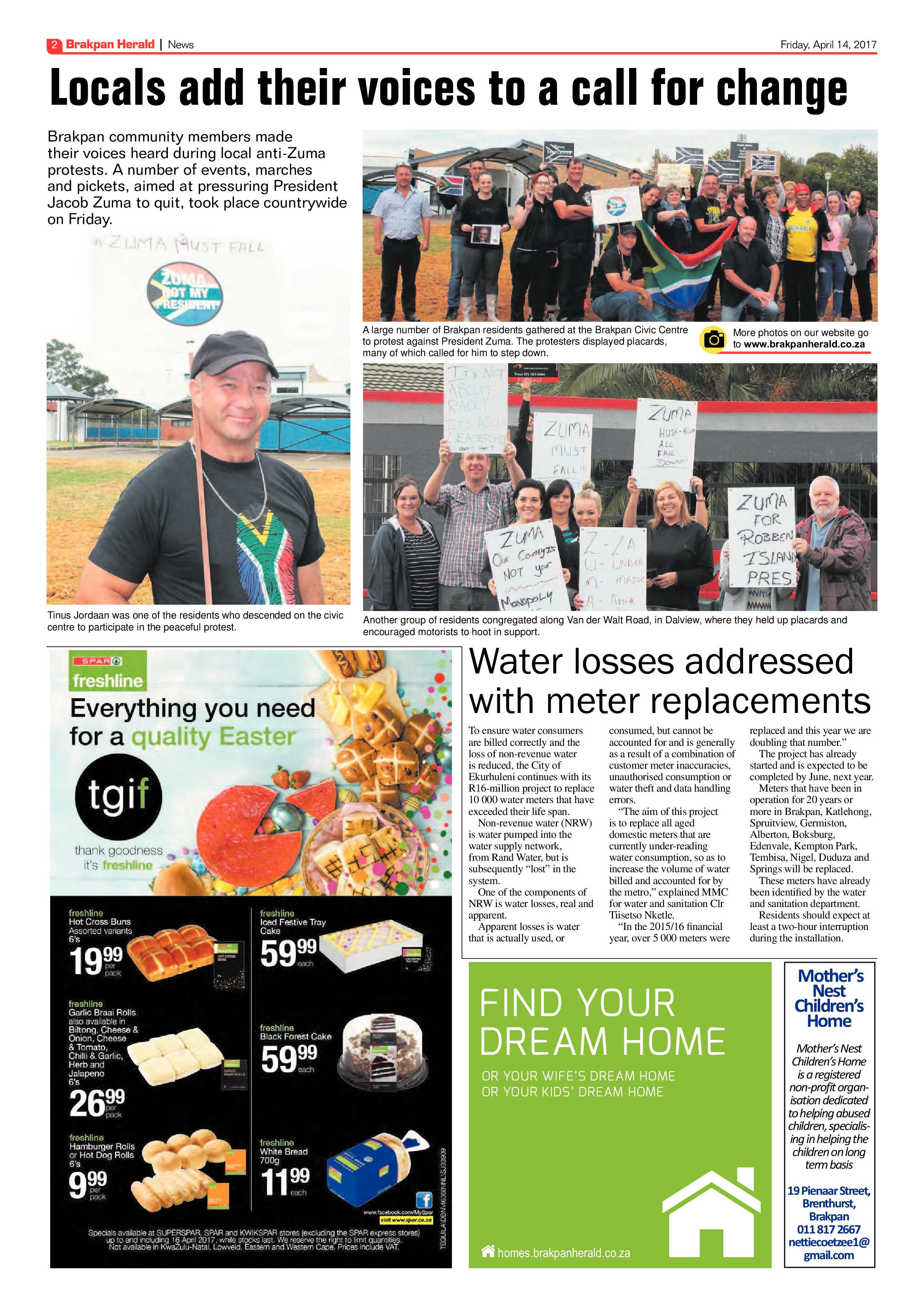 Brakpan Herald 14 April 2017 page 2