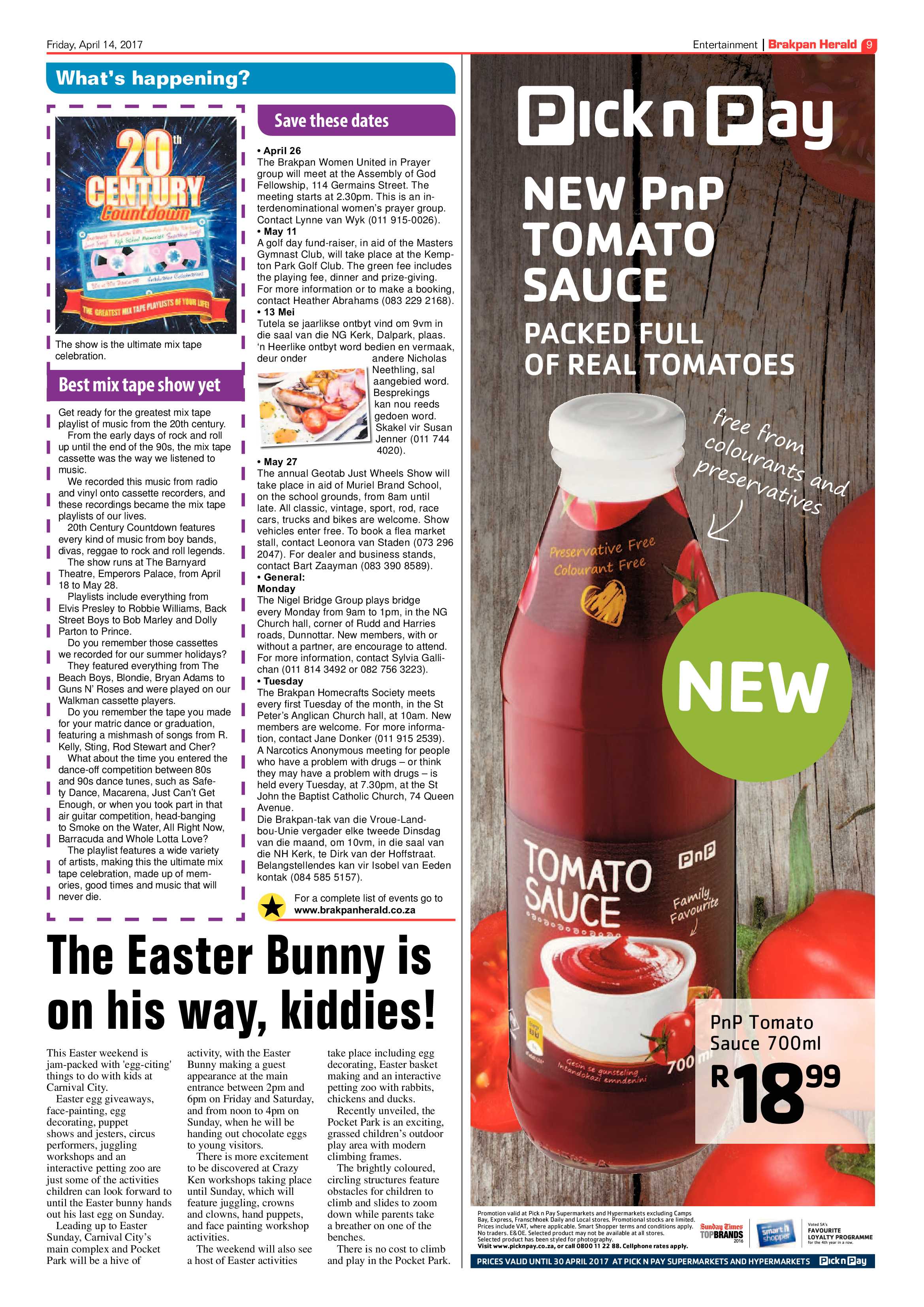 Brakpan Herald 14 April 2017 page 9