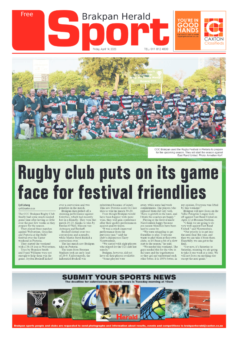 Brakpan Herald 14 April 2022 page 12