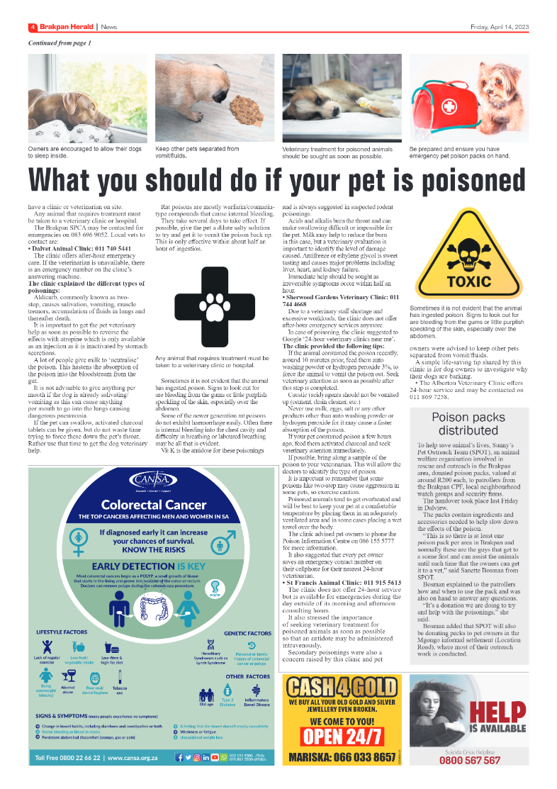Brakpan Herald 14 April 2022 page 4