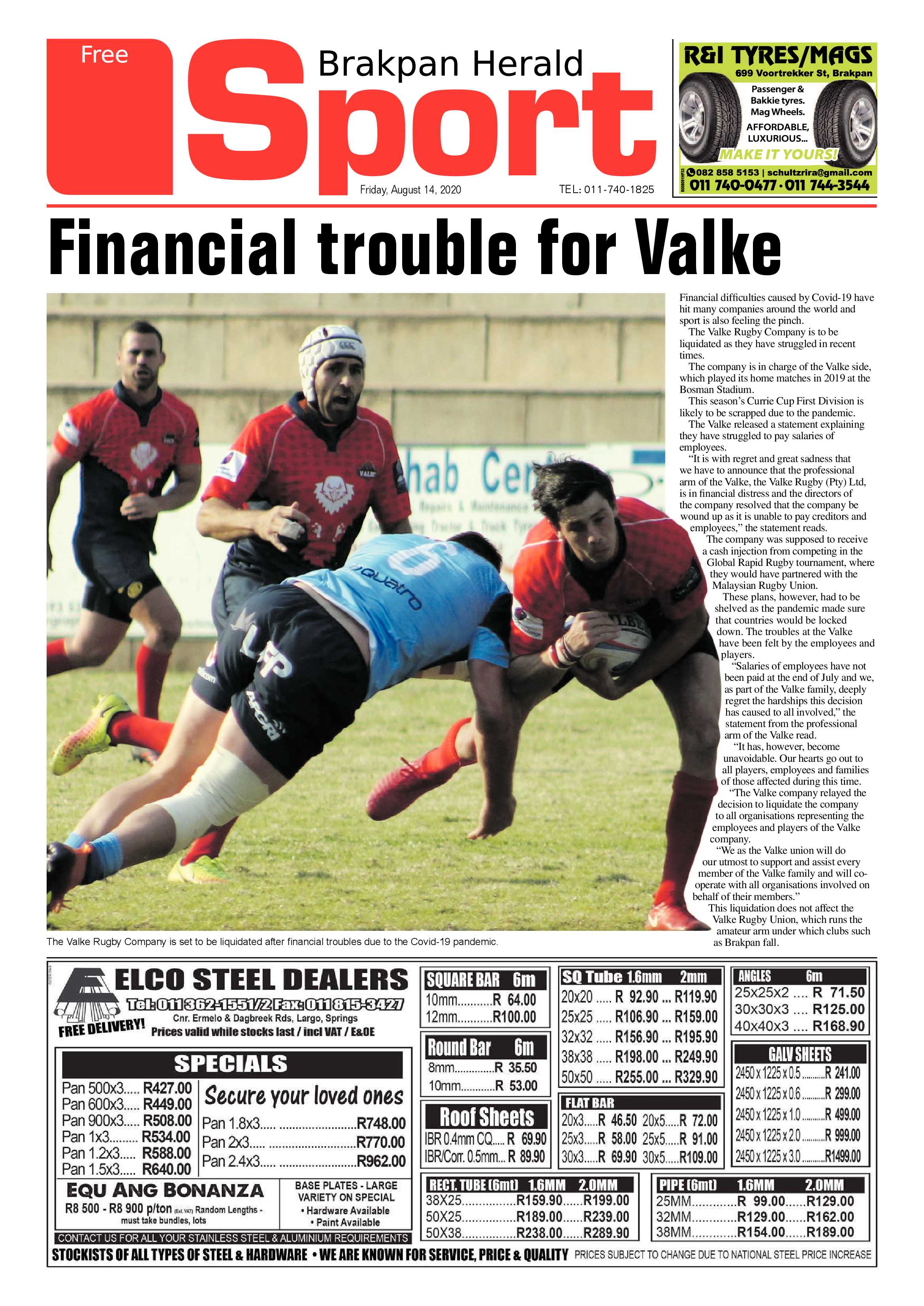 Brakpan Herald 14 August 2020 page 8