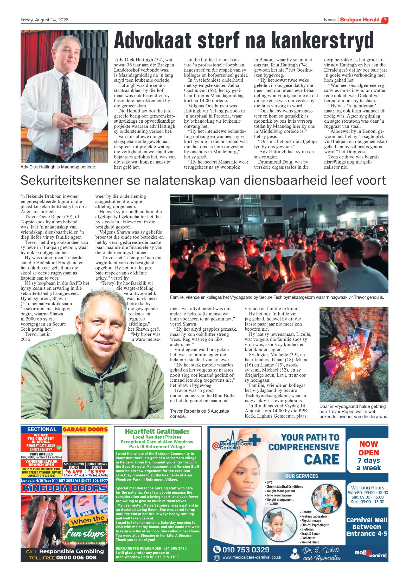 Brakpan Herald 14 August 2026 page 3