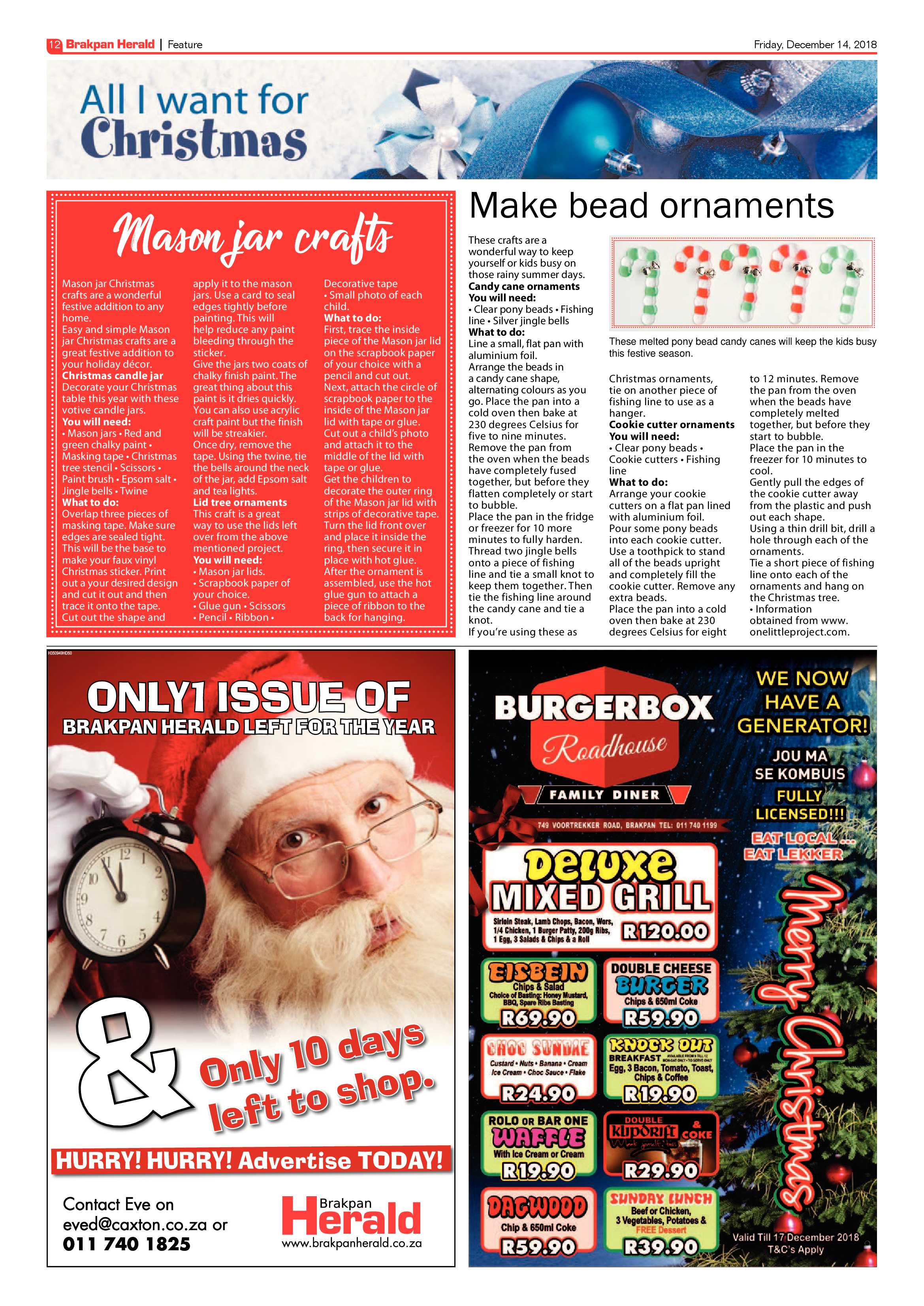 Brakpan Herald 14 December 2018 page 12