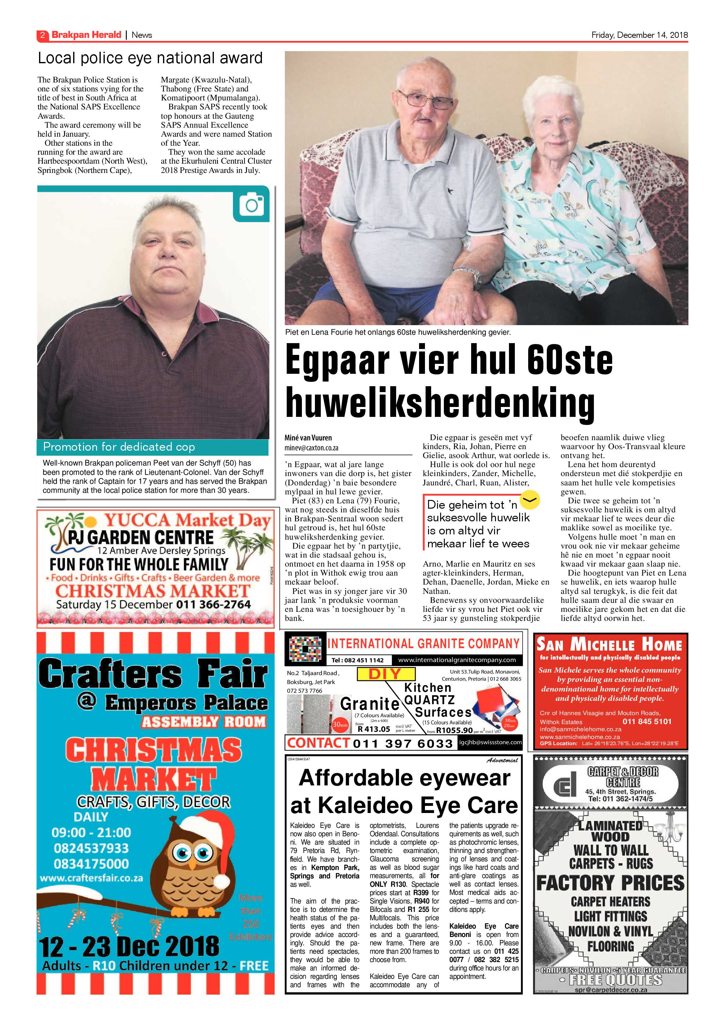 Brakpan Herald 14 December 2018 page 2