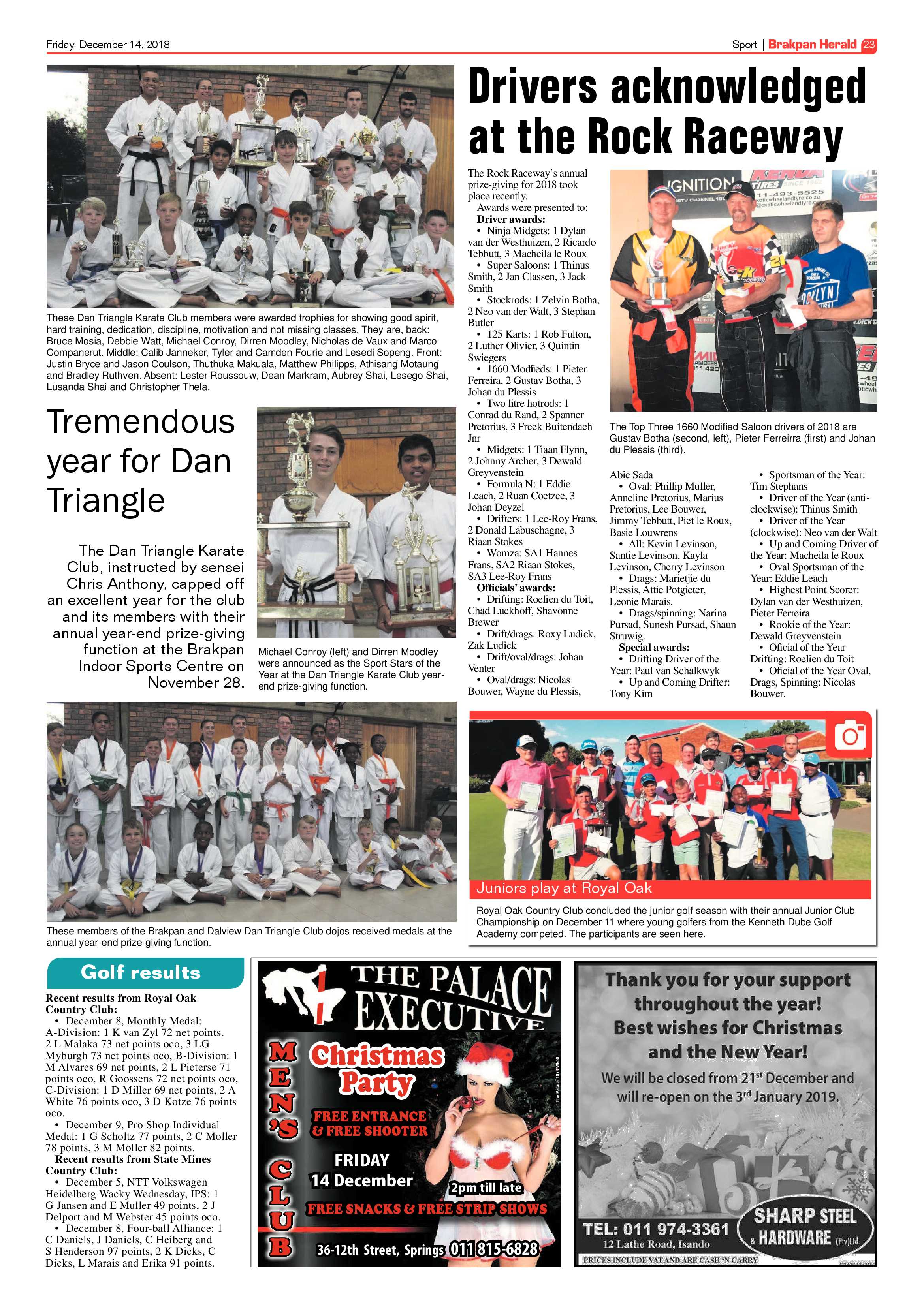 Brakpan Herald 14 December 2018 page 23