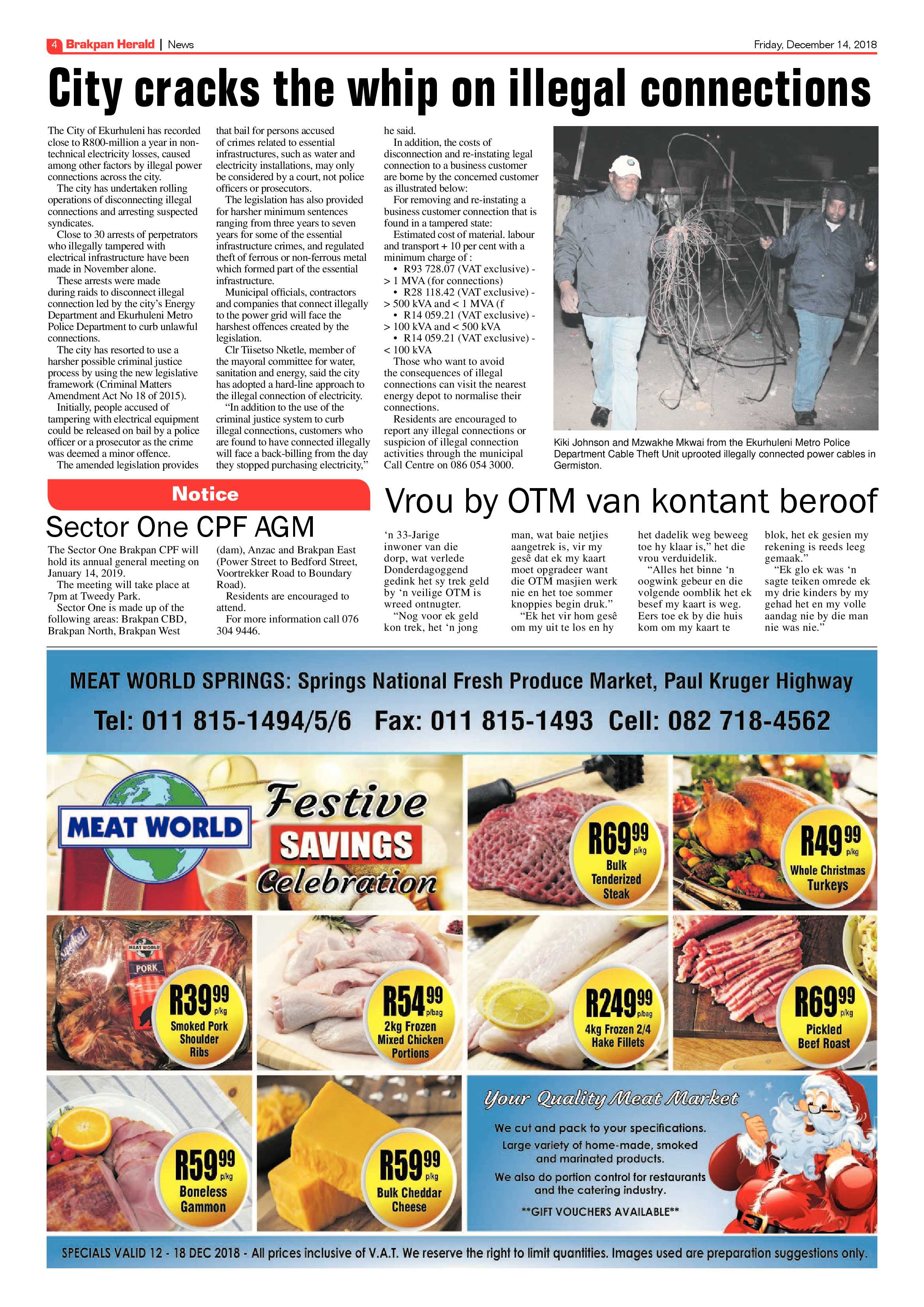 Brakpan Herald 14 December 2018 page 4