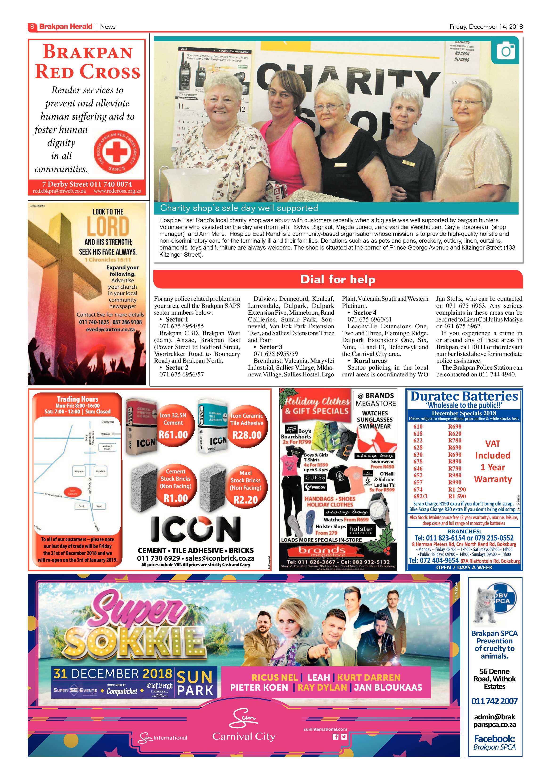 Brakpan Herald 14 December 2018 page 8