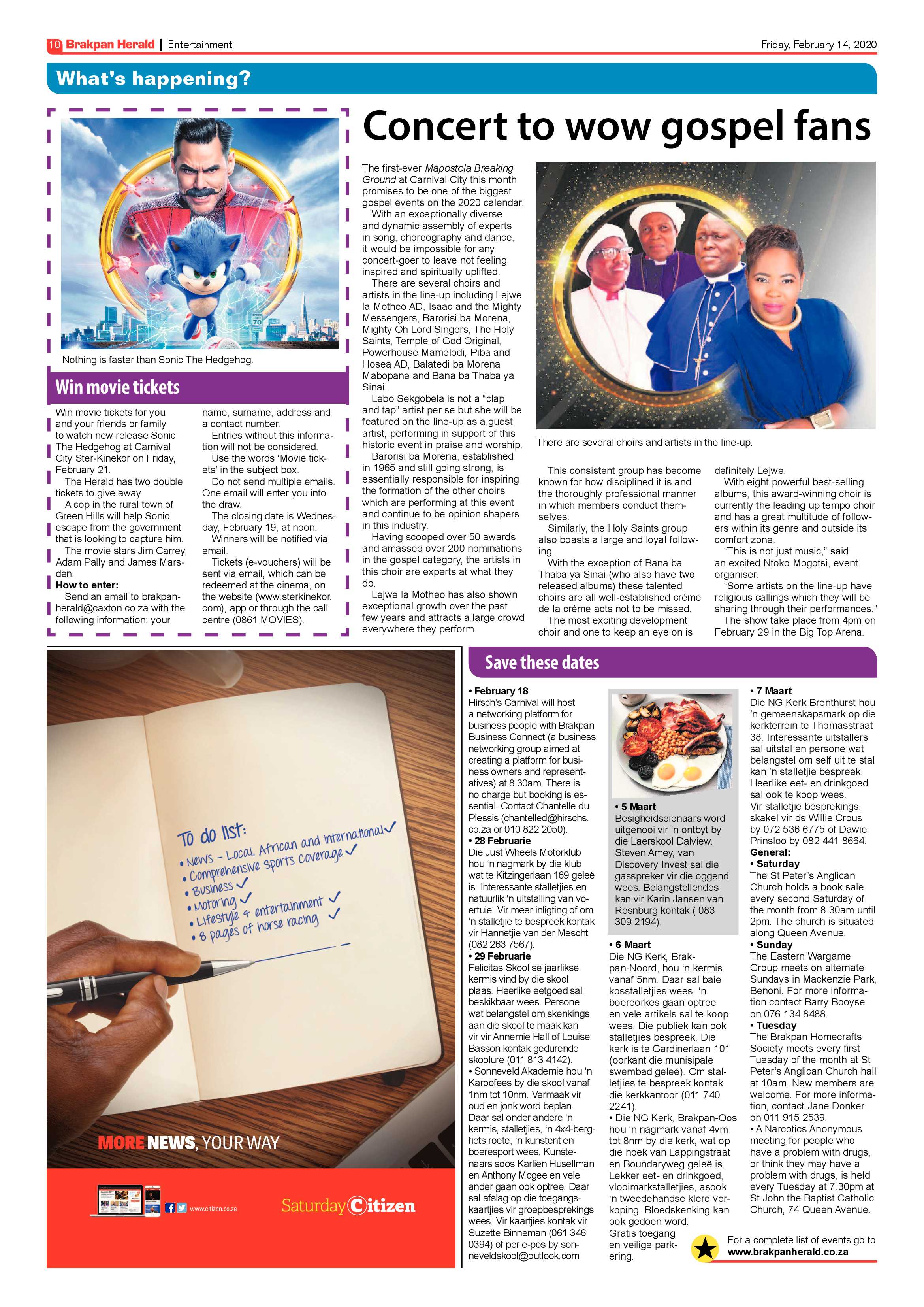 Brakpan Herald 14 February 2020 page 10