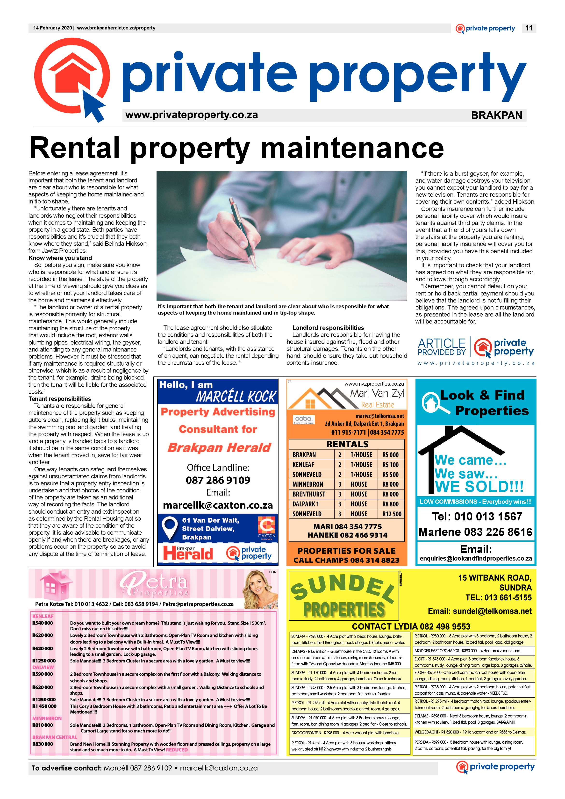Brakpan Herald 14 February 2020 page 11