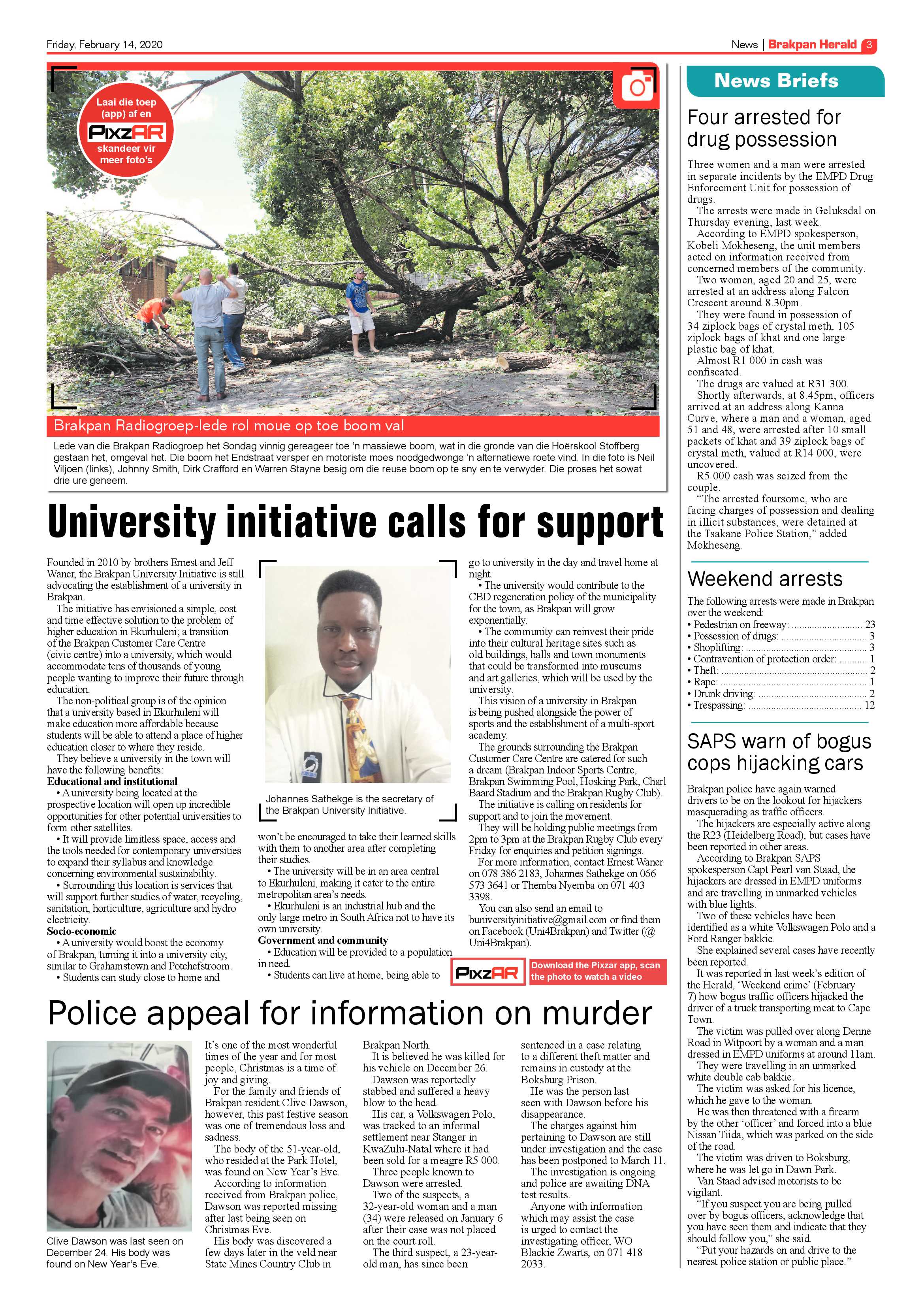 Brakpan Herald 14 February 2020 page 3