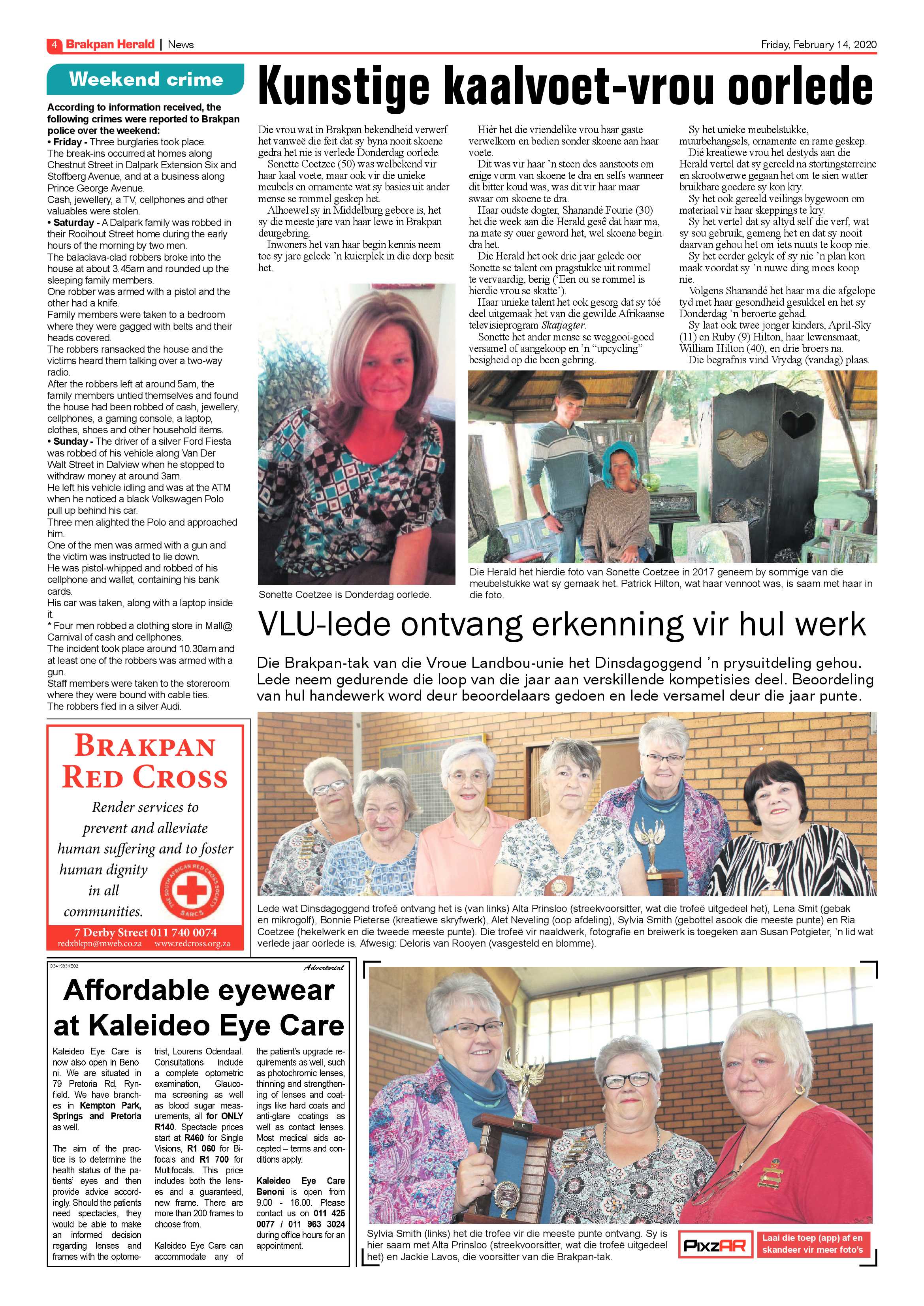 Brakpan Herald 14 February 2020 page 4