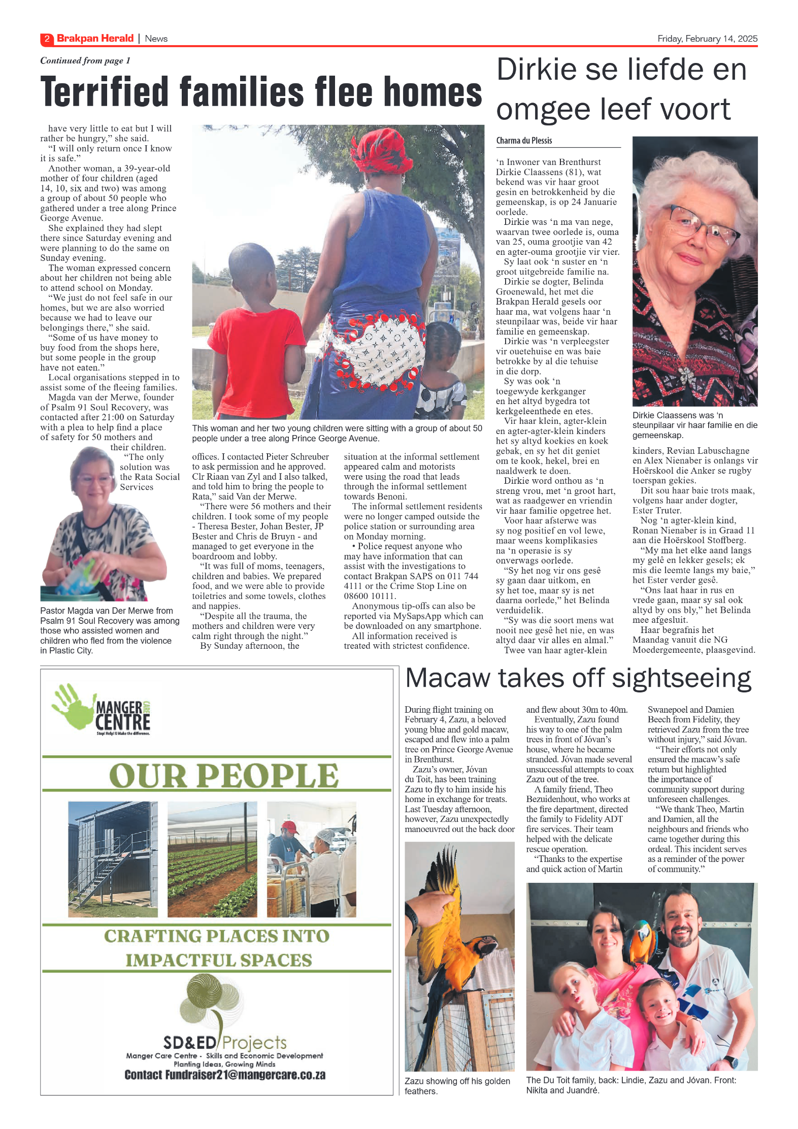 Brakpan Herald 14 February 2025 page 2