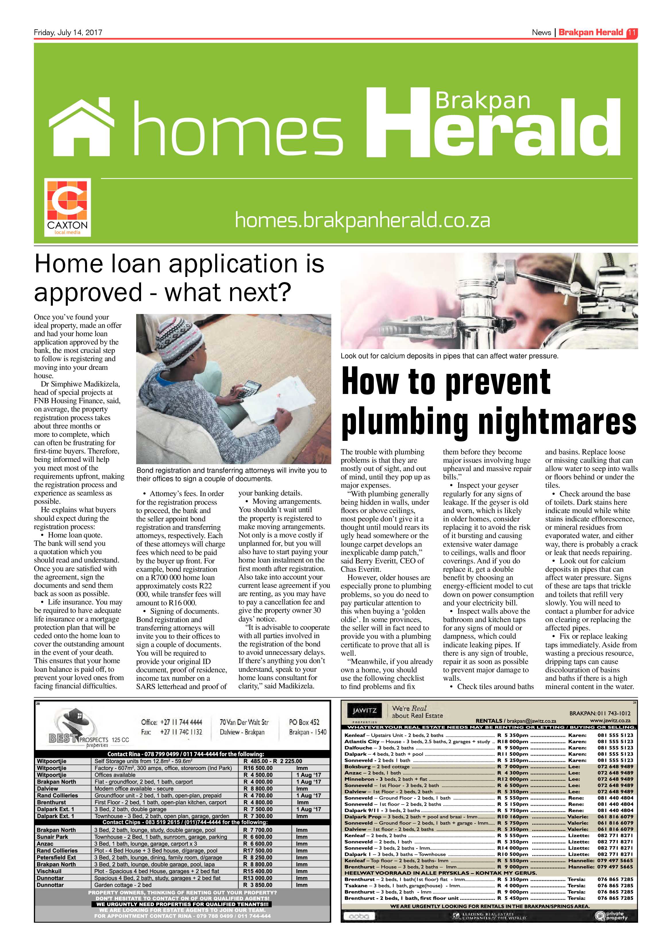 Brakpan Herald 14 July 2017 page 11