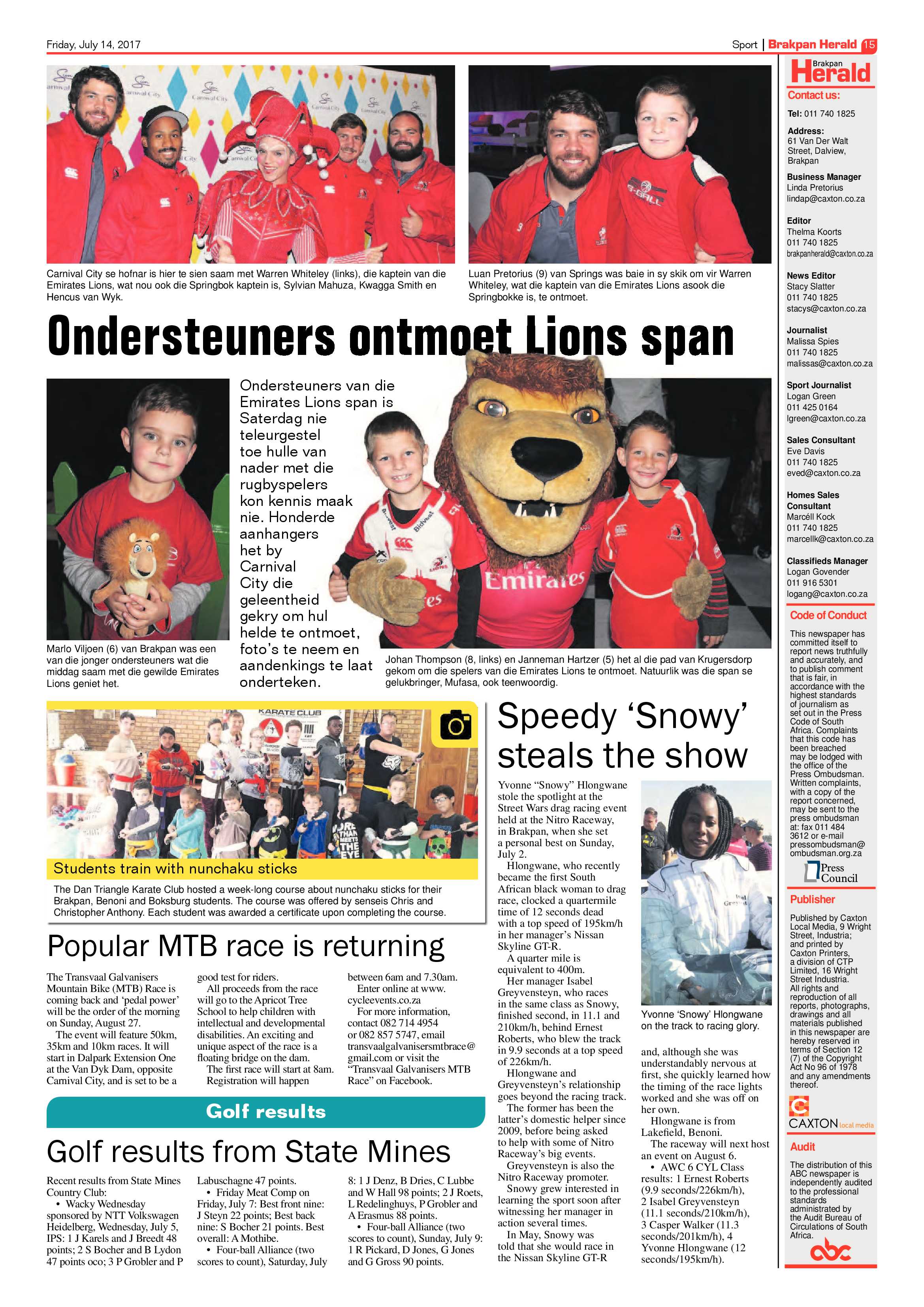 Brakpan Herald 14 July 2017 page 15