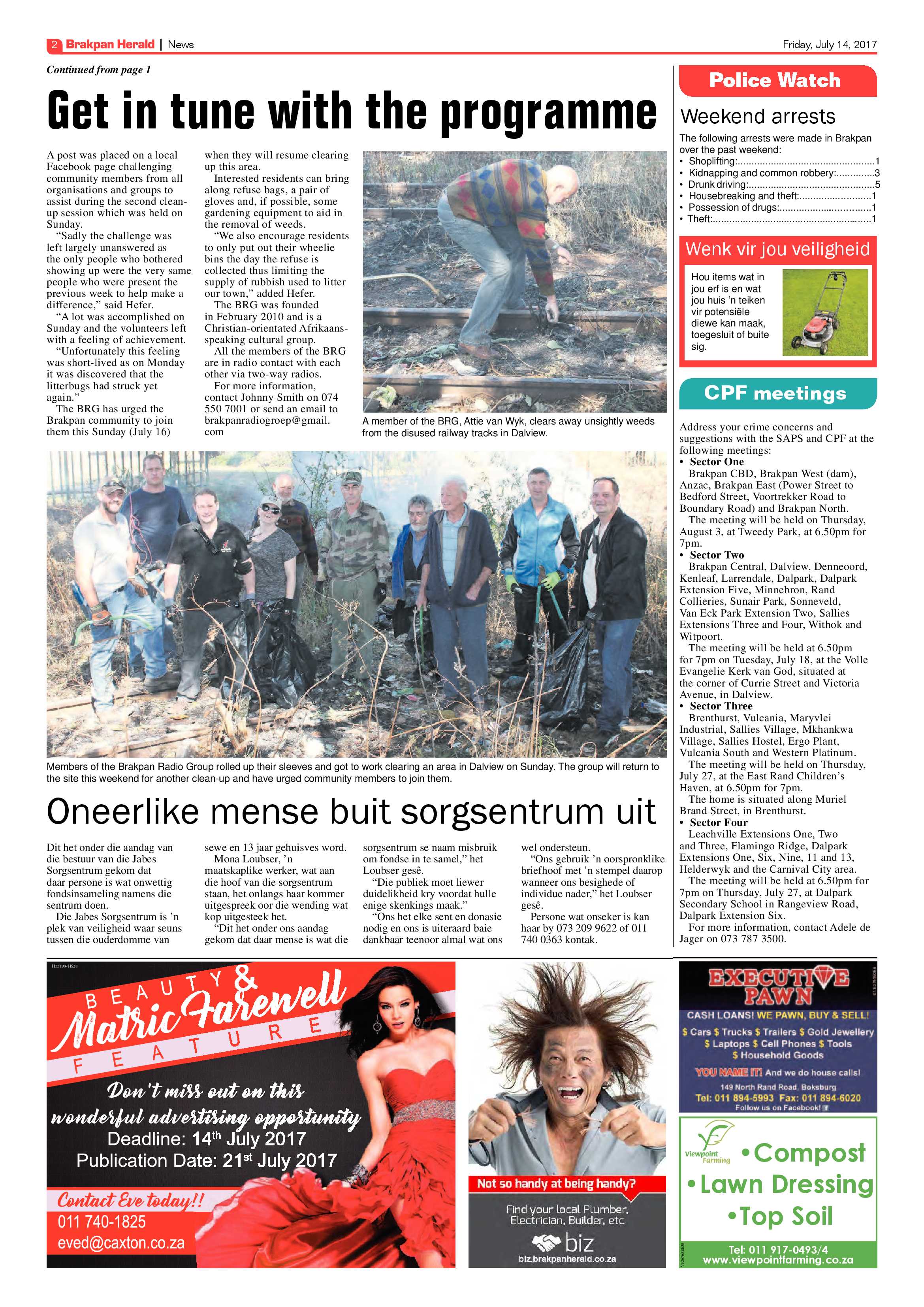 Brakpan Herald 14 July 2017 page 2