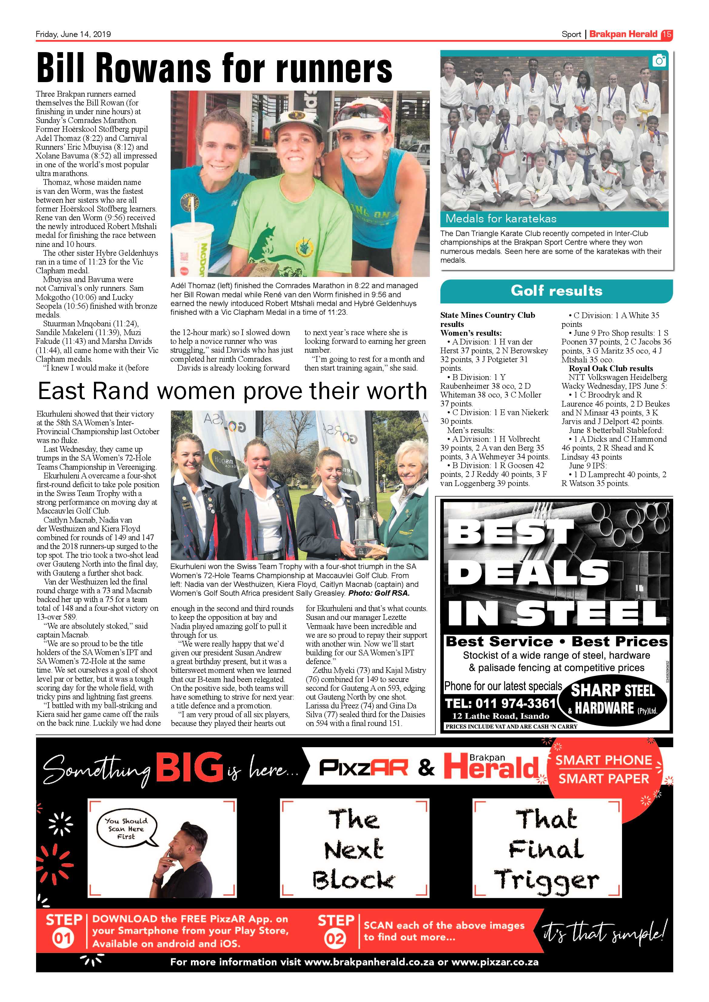 Brakpan Herald 14 June 2019 page 15