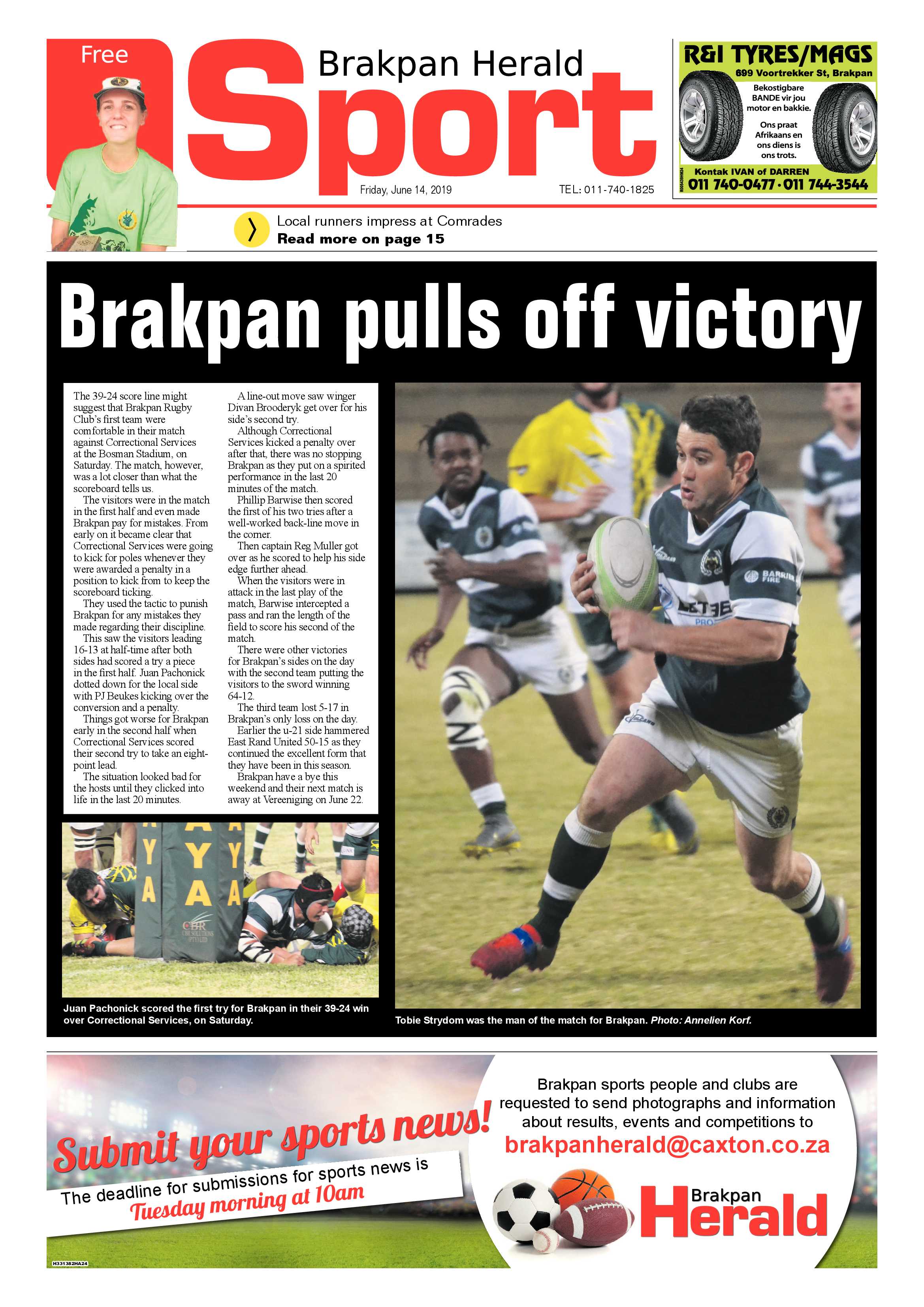 Brakpan Herald 14 June 2019 page 16