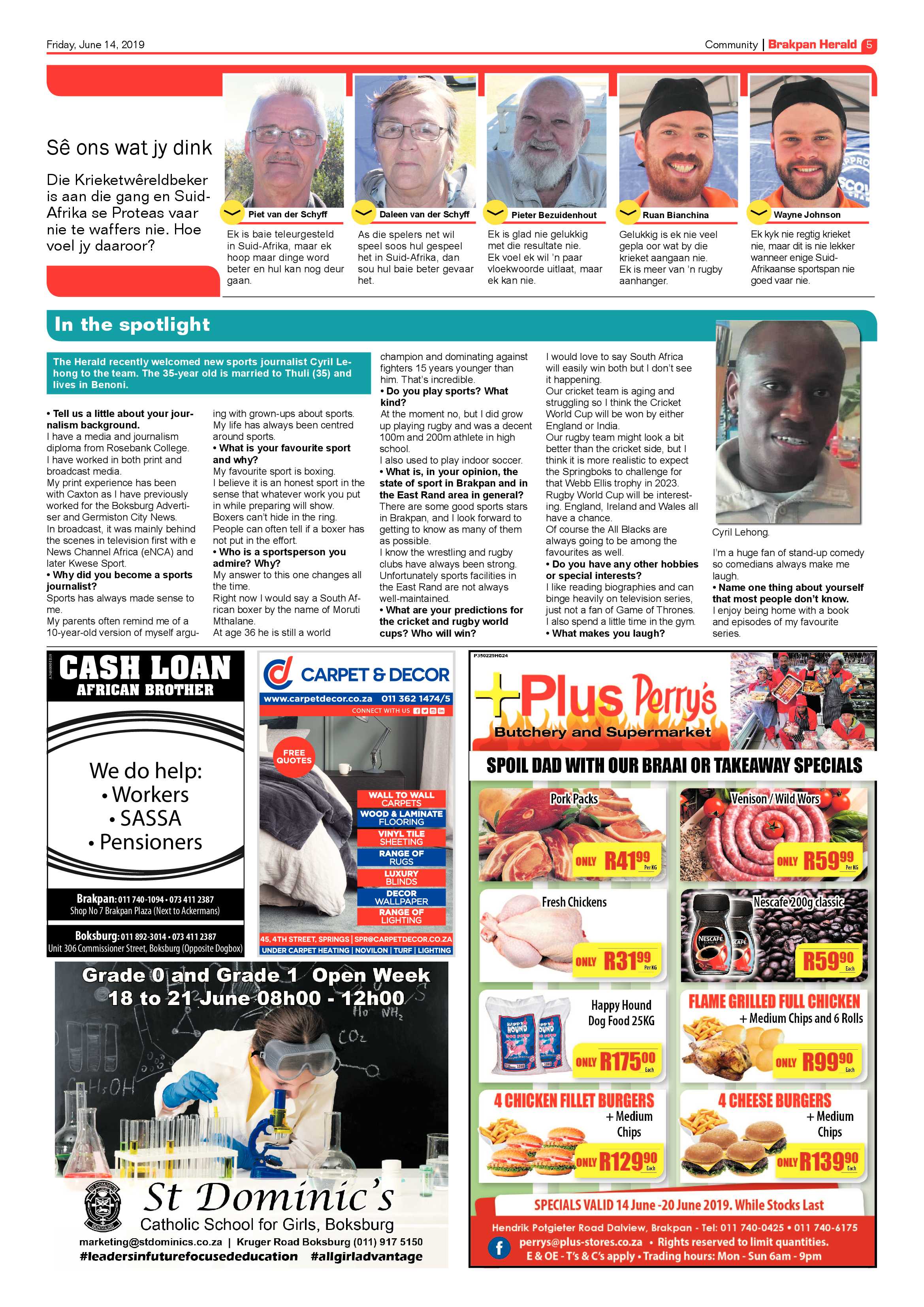 Brakpan Herald 14 June 2019 page 5