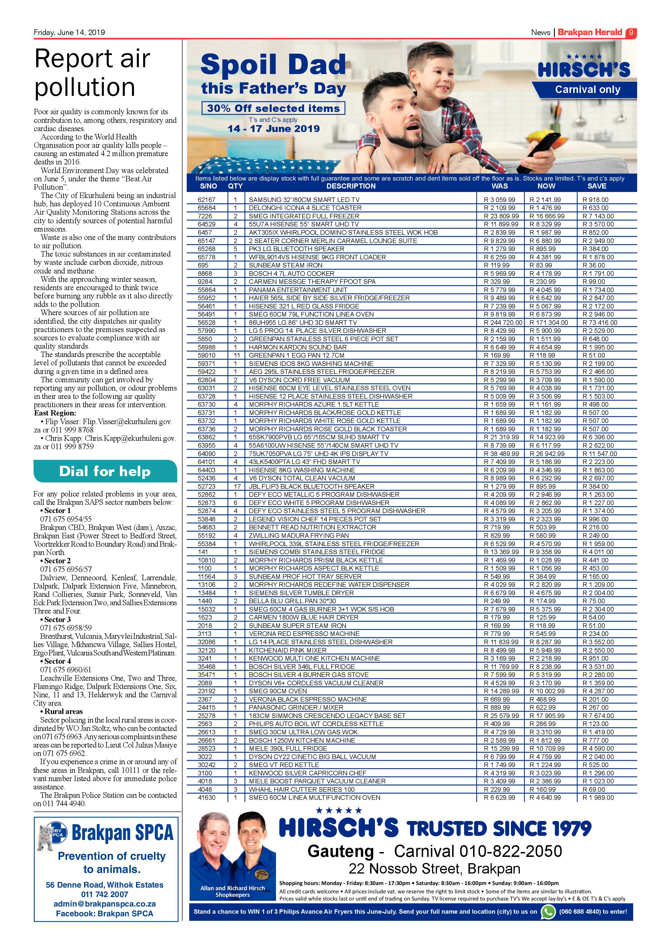 Brakpan Herald 14 June 2019 page 9