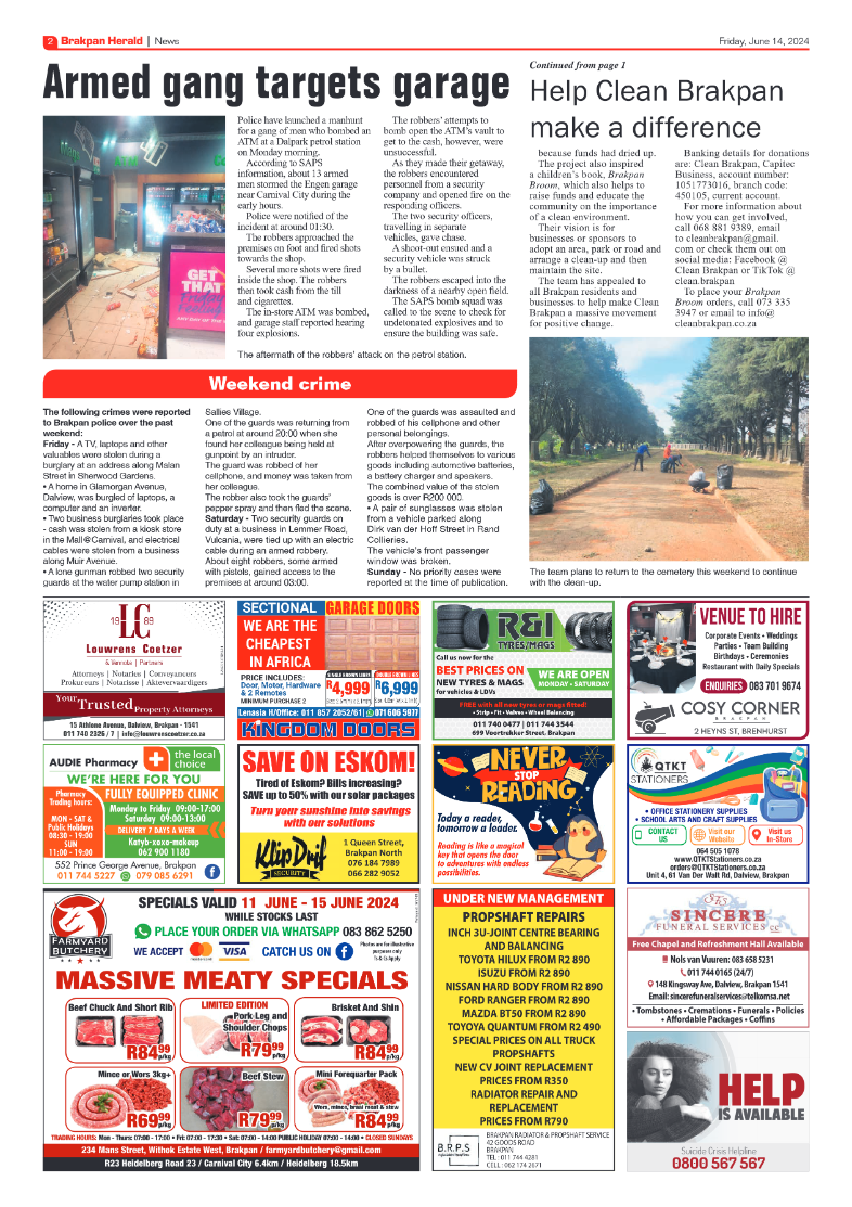 Brakpan Herald 14 June 2024 page 2